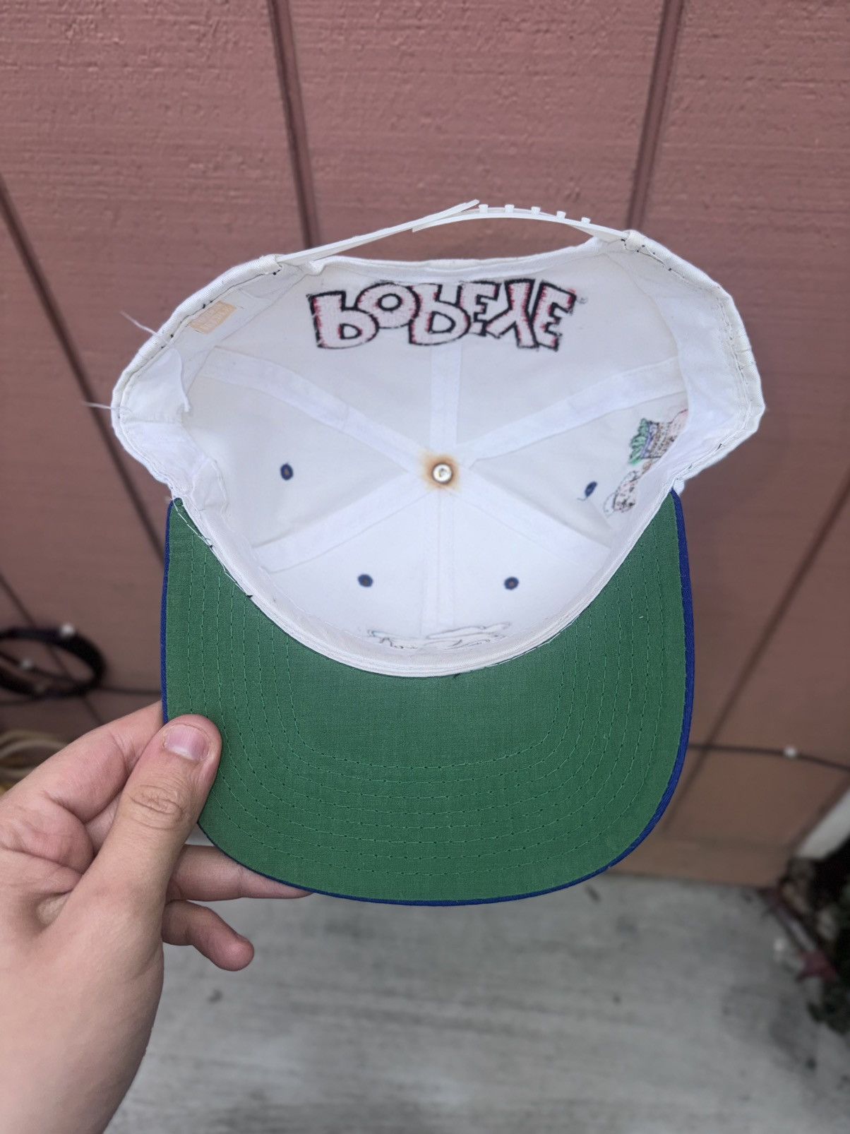 Other Vintage American Needle Popeye Blockhead Snapback Size ONE SIZE - 2 Thumbnail