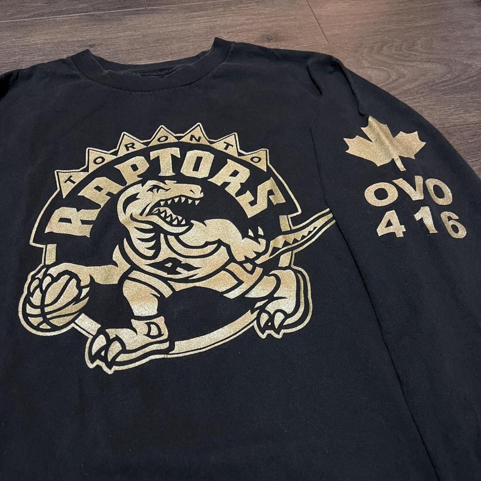 October's Very Own Toronto raptors ovo drake night 2014 long sleeve t shirt M Size US M / EU 48-50 / 2 - 1 Thumbnail