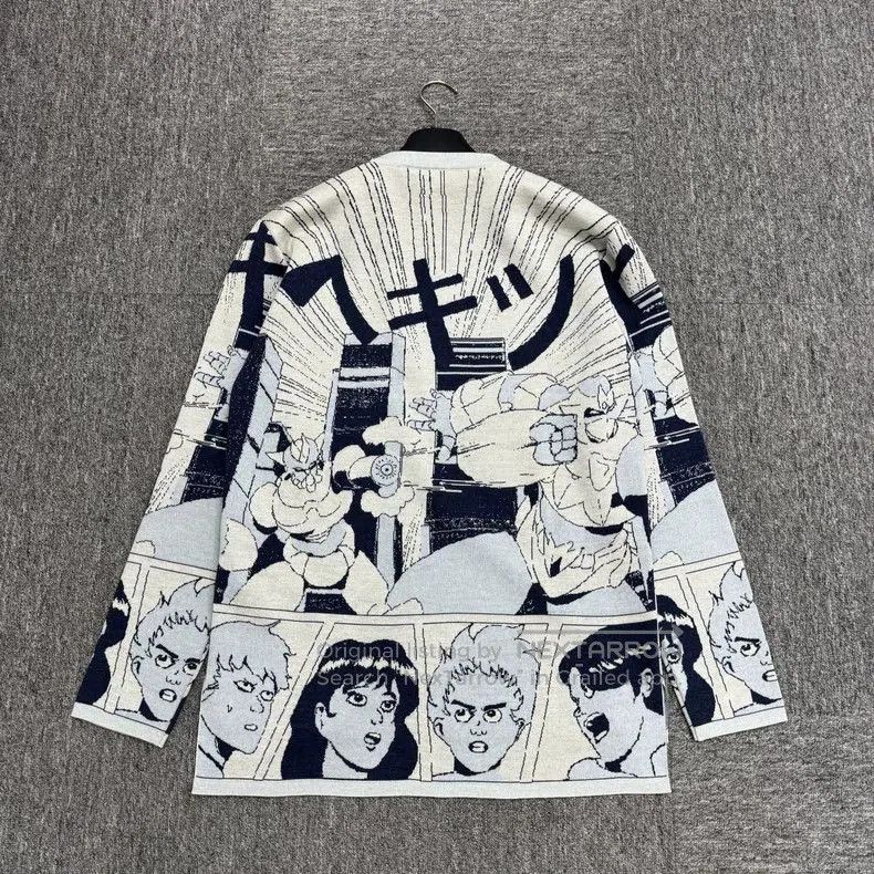 Loewe Loewe Anime Print Wool Knit Sweater. Size US M / EU 48-50 / 2 - 2 Thumbnail