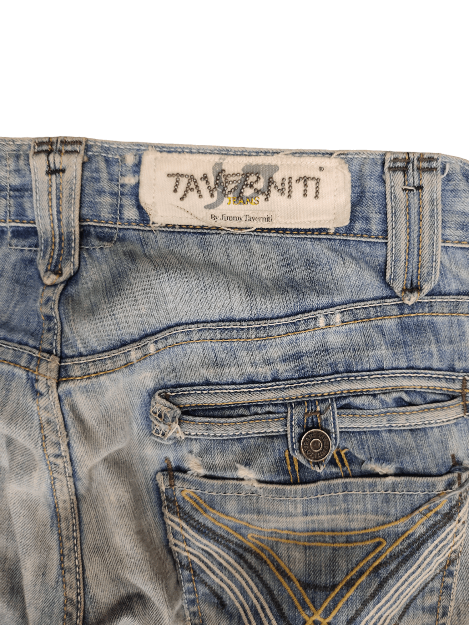 Taverniti Vintage Taverniti Jeans Distressed Faded Denim Jeans Size US 30 / EU 46 - 7 Thumbnail