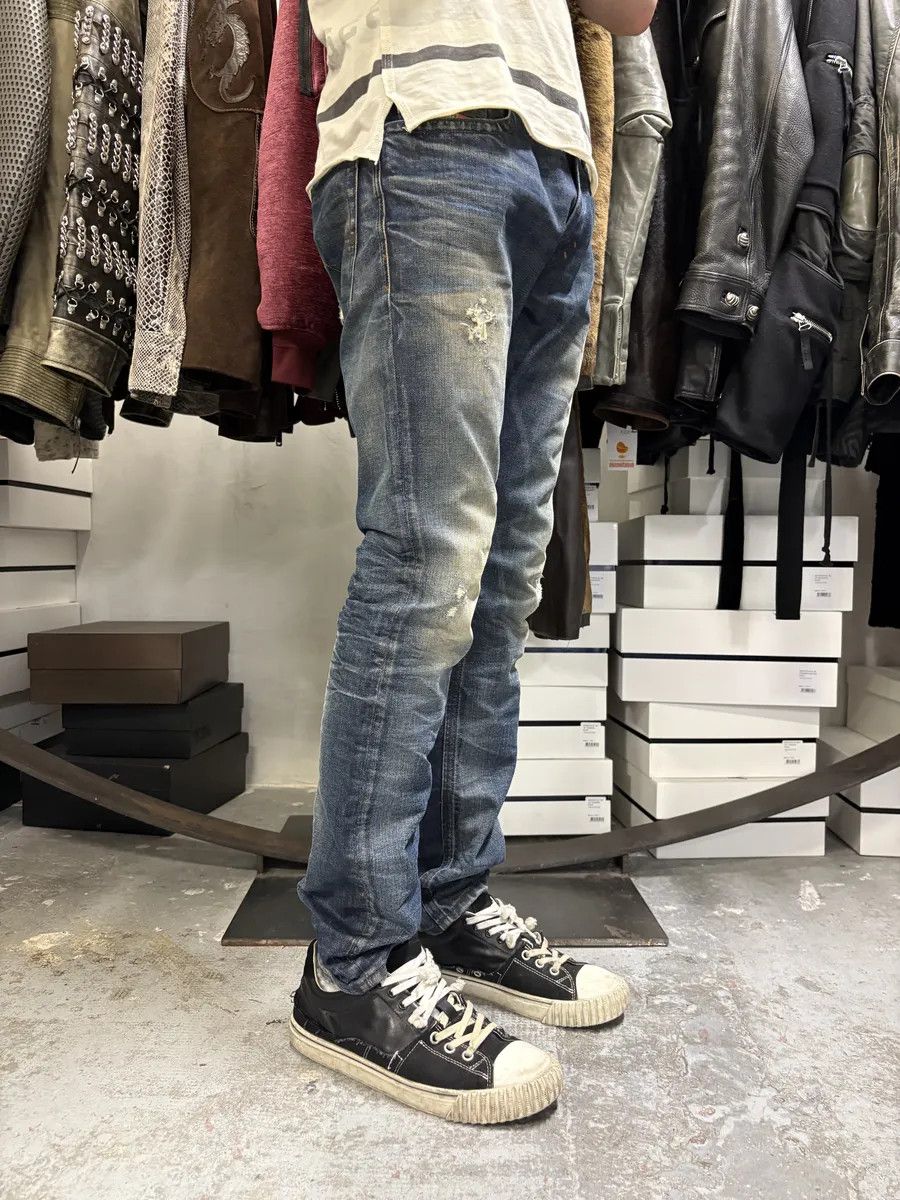 Diesel Diesel Sunfaded Blue Denim Slim Jeans Size US 32 / EU 48 - 4 Thumbnail