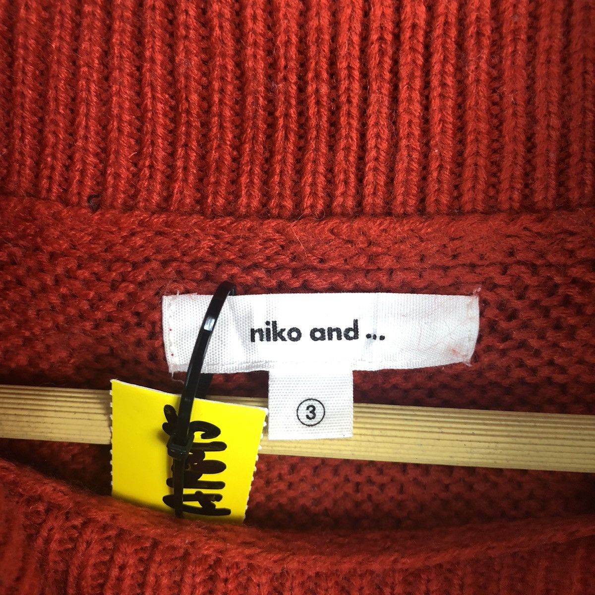 Homespun Knitwear × Japanese Brand Niko And Red Turtle Neck Knitwear #A1895 Size M / US 6-8 / IT 42-44 - 9 Thumbnail