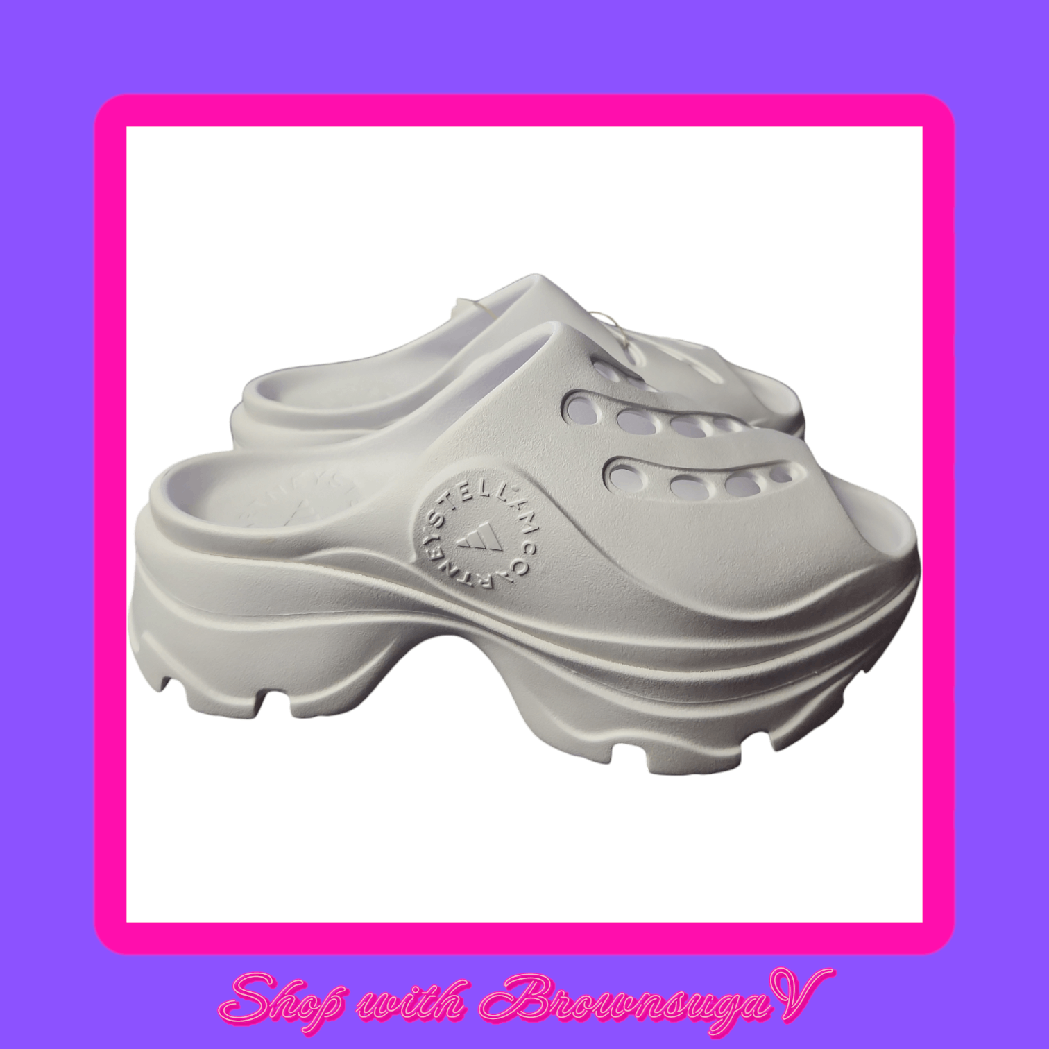 Adidas × Stella McCartney Adidas Stella McCartney Clog Size US 8 / IT 38 - 1 Thumbnail