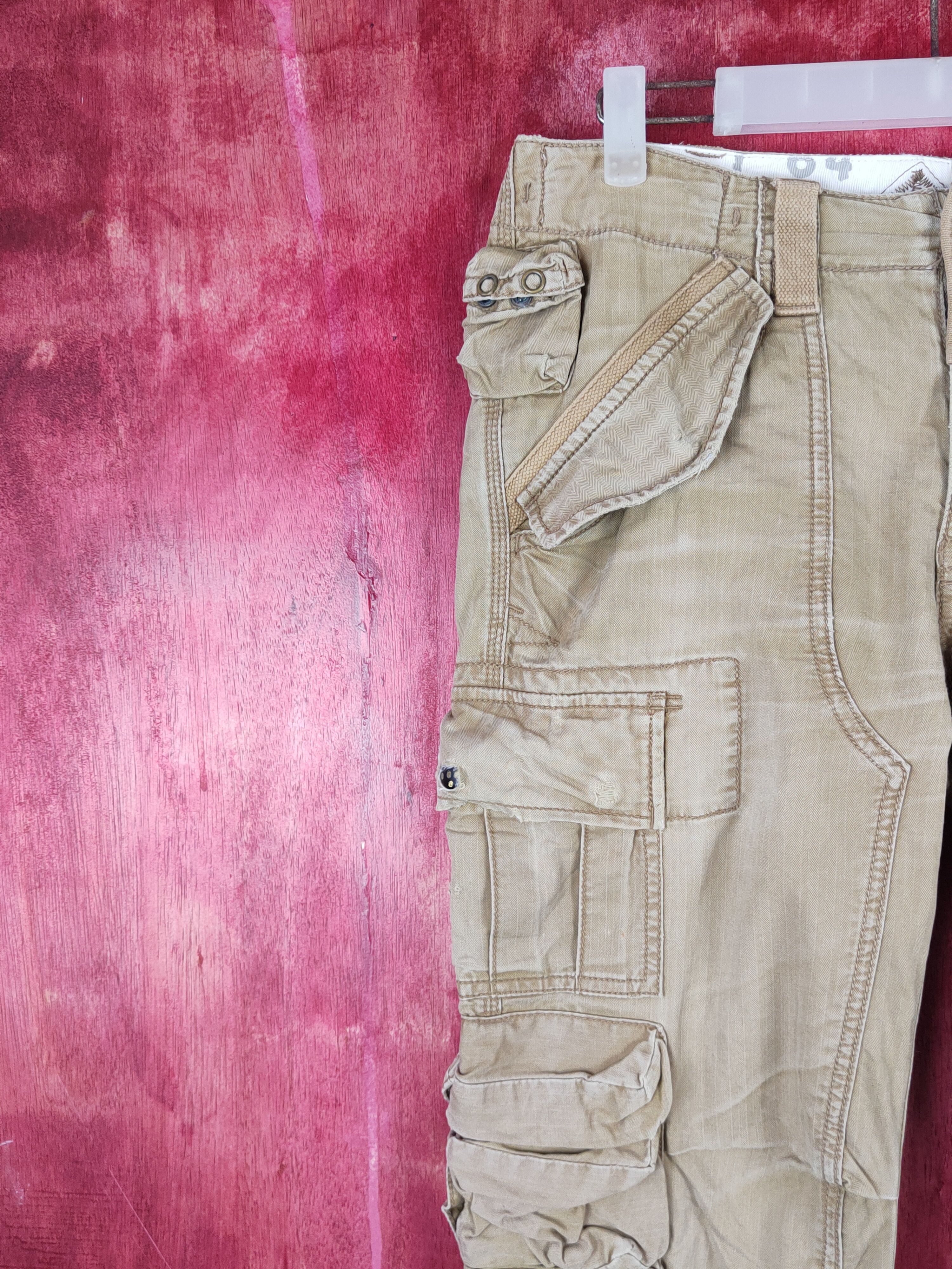 Polo Ralph Lauren Polo Ralph Lauren faded Multipocket Cargo Pants #1347DL Size US 29 - 3 Thumbnail