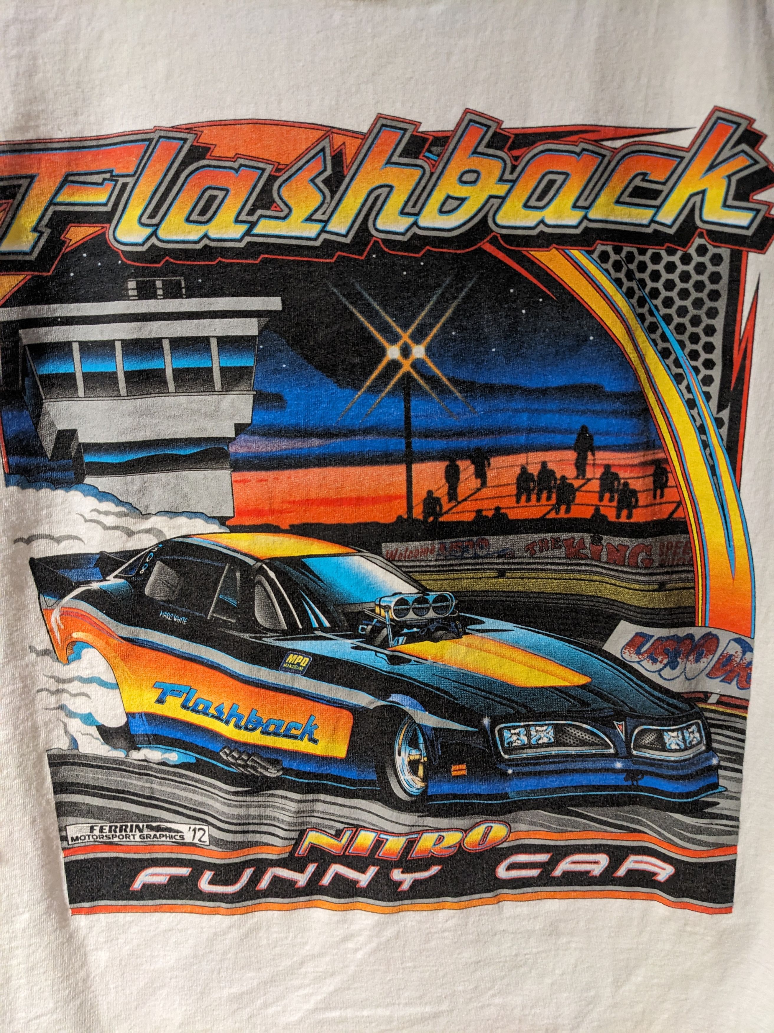 NASCAR × Vintage Vintage Nascar Chase Authentic Racing Pontiac T-Shirt Size US XL / EU 56 / 4 - 2 Thumbnail