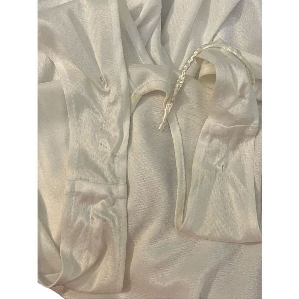 Vintage Vtg 70s/80 Dawn Joy Lace Sweetheart Key Hole Corset Dress M Size L / US 10 / IT 46 - 9 Thumbnail