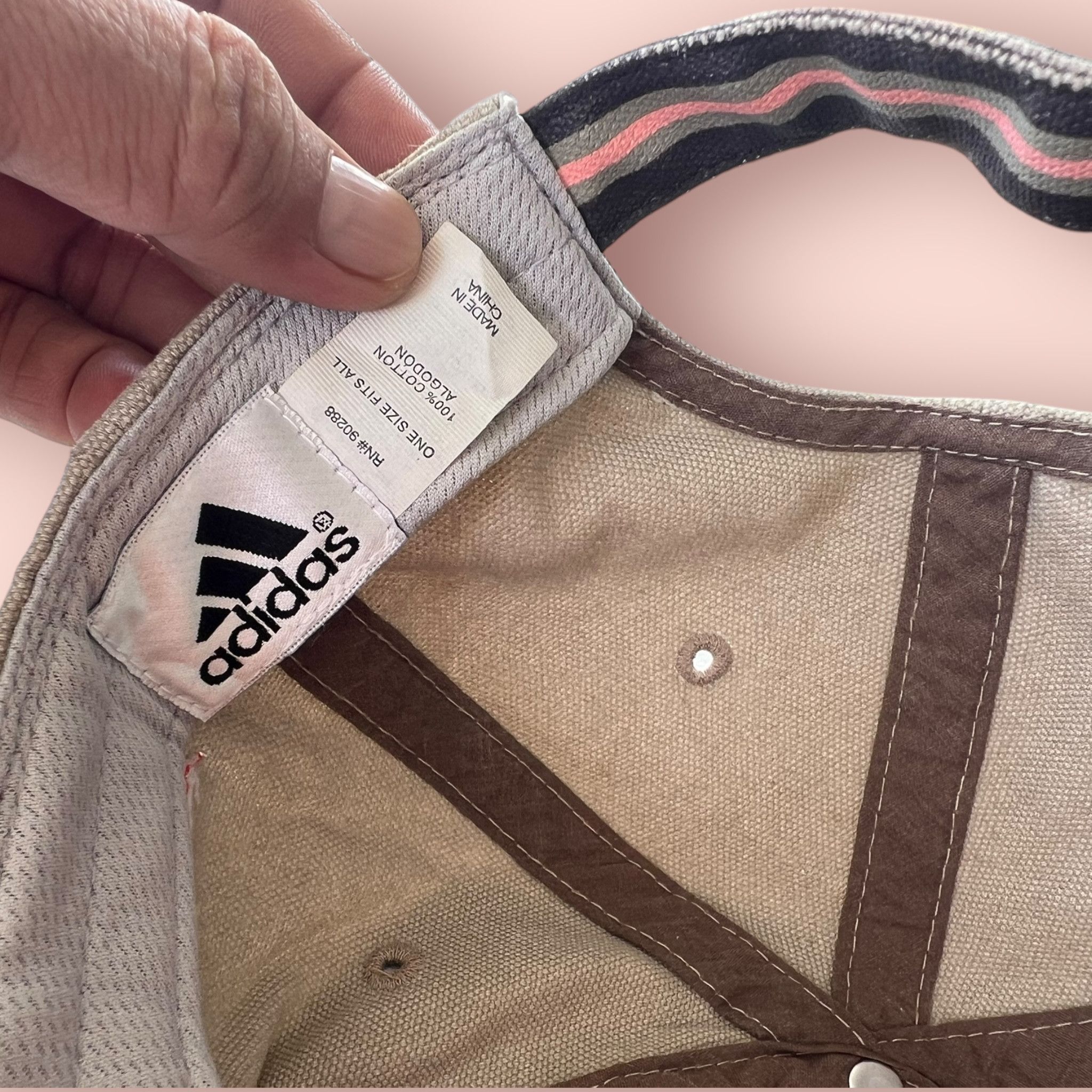 Adidas × Japanese Brand × Vintage DISTRESSED ADIDAS ALWAYS COOL STRAPBACK CAP Size ONE SIZE - 10 Thumbnail