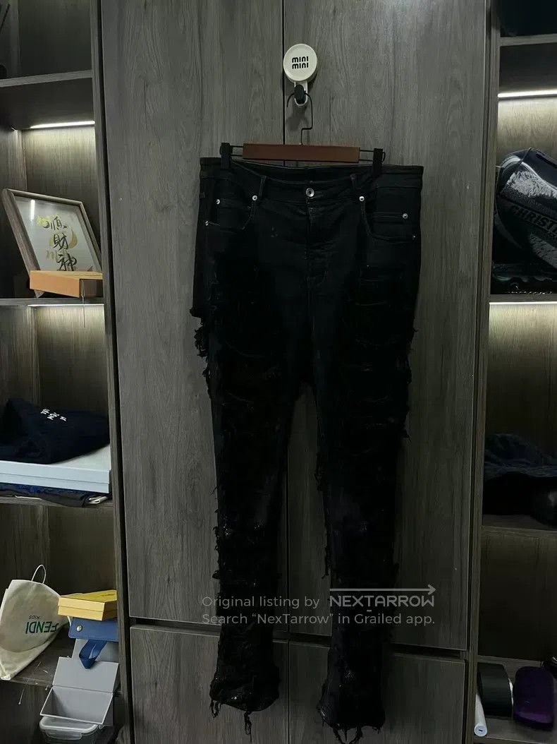 Rick Owens Rick Owens Black Havoc Jeans Size US 34 / EU 50 - 3 Thumbnail