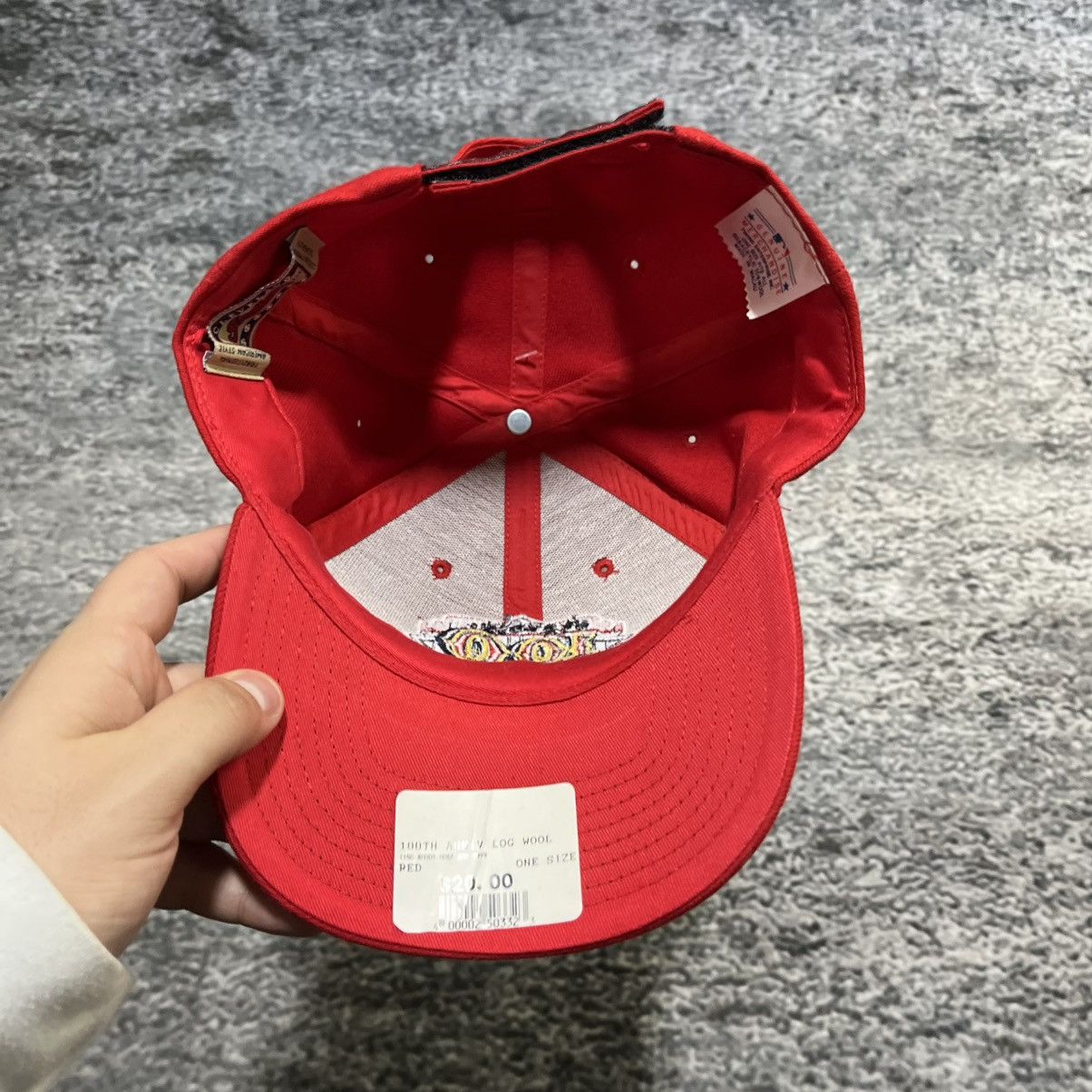 MLB Vintage Cleveland Indians 100 Years 2001 Red Wahoo Hat NEW Size ONE SIZE - 4 Thumbnail