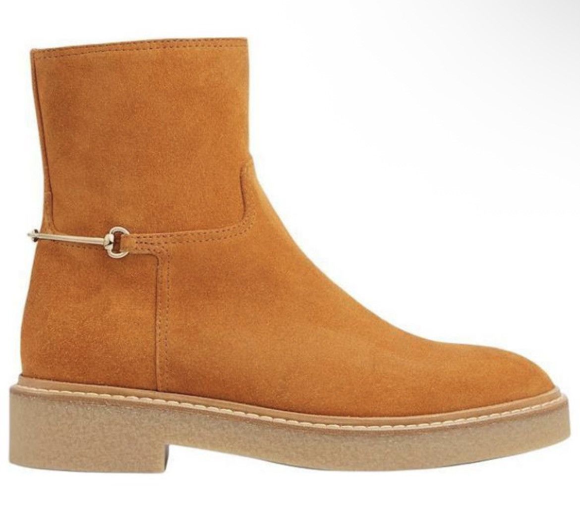 Gucci Gucci Horsebit Edith Ankle Boots Suede size 40 811378 Size US 10 / IT 40 - 2 Thumbnail