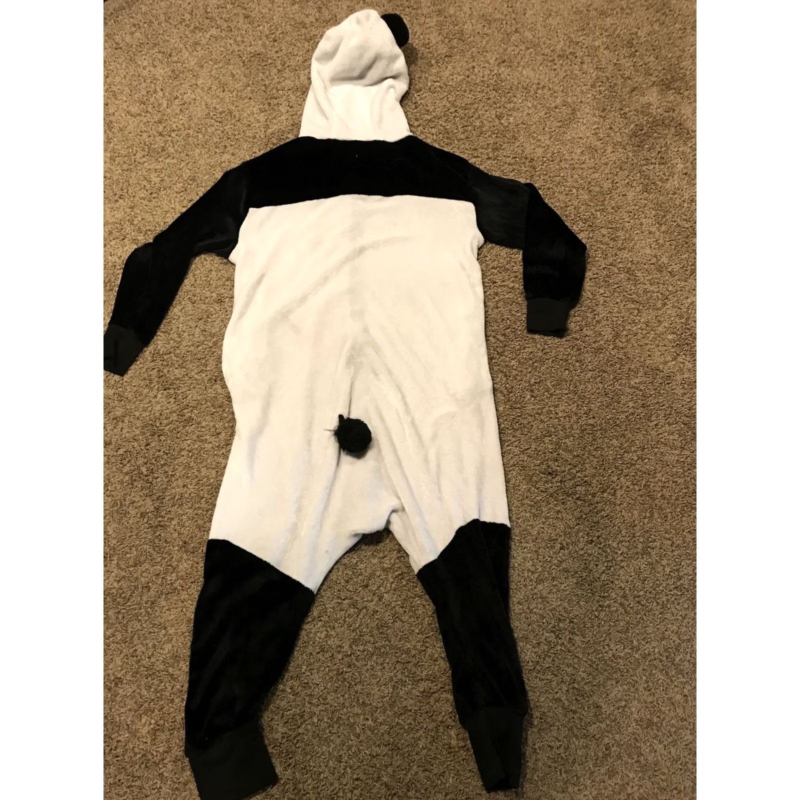 ESPIRIT Panda Bear Halloween Costumes OS Adult/teenager Pockets Comfy Dress Halloween Black/white Size ONE SIZE - 4 Thumbnail