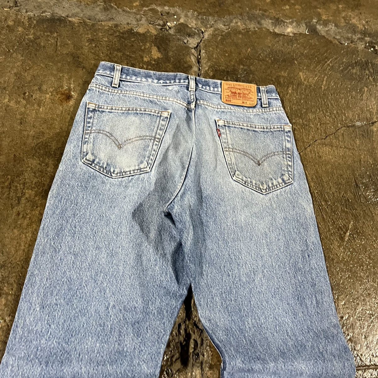 Levi's × Vintage Crazy Vintage 90s Levi's 505 Faded Essential Skater Jeans Size US 33 - 3 Thumbnail