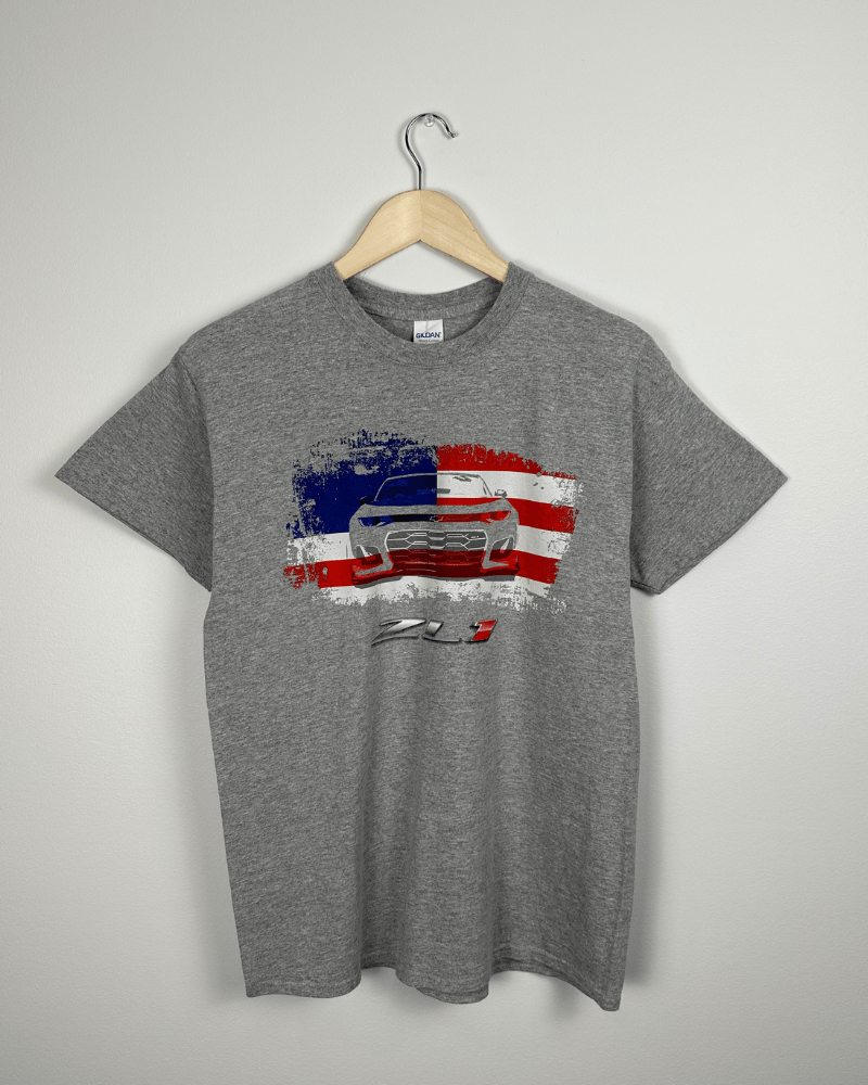 Chevrolet Chevrolet Camaro ZL1 Car Men's Gray T-Shirt - Size Medium Size US M / EU 48-50 / 2 - 6 Thumbnail