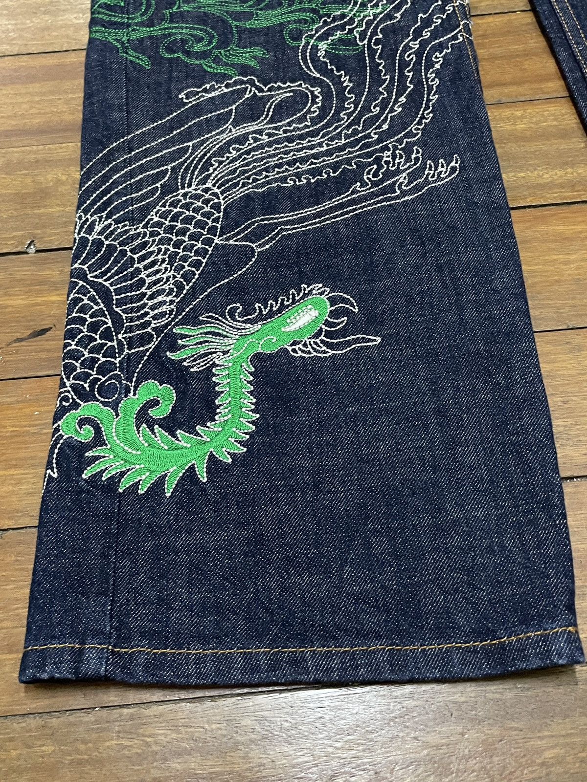 Japanese Brand × Vintage Very Rare Vintage Japanese Brand Miskeen Sukajan Jeans 1990s Size US 36 / EU 52 - 5 Thumbnail