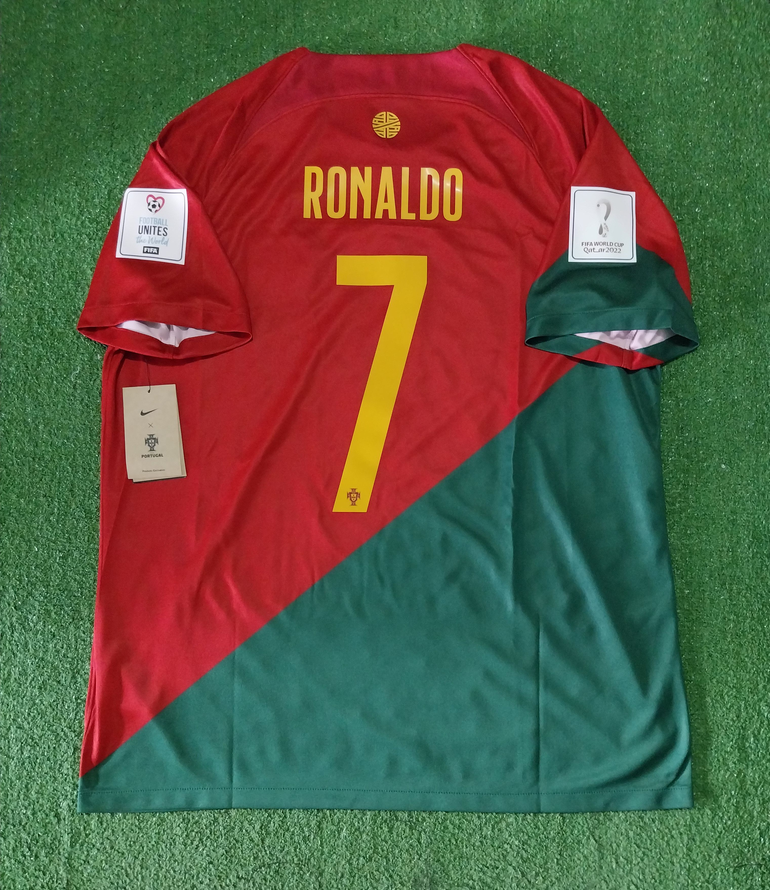 Portugal home 2022 cristiano ronaldo jersey football