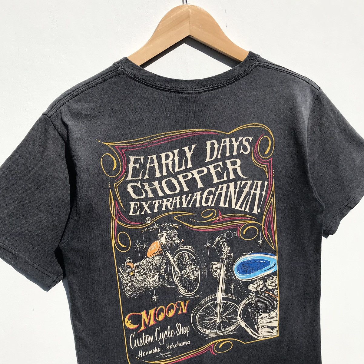 Japanese Brand Vintage Moon Eyes Custom Cycle Shop Shirt Moon Eyes Size US S / EU 44-46 / 1 - 5 Thumbnail
