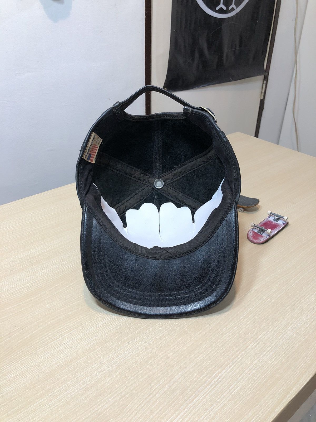 Stussy Rare 80’s Stussy Leather Cap Size ONE SIZE - 4 Thumbnail