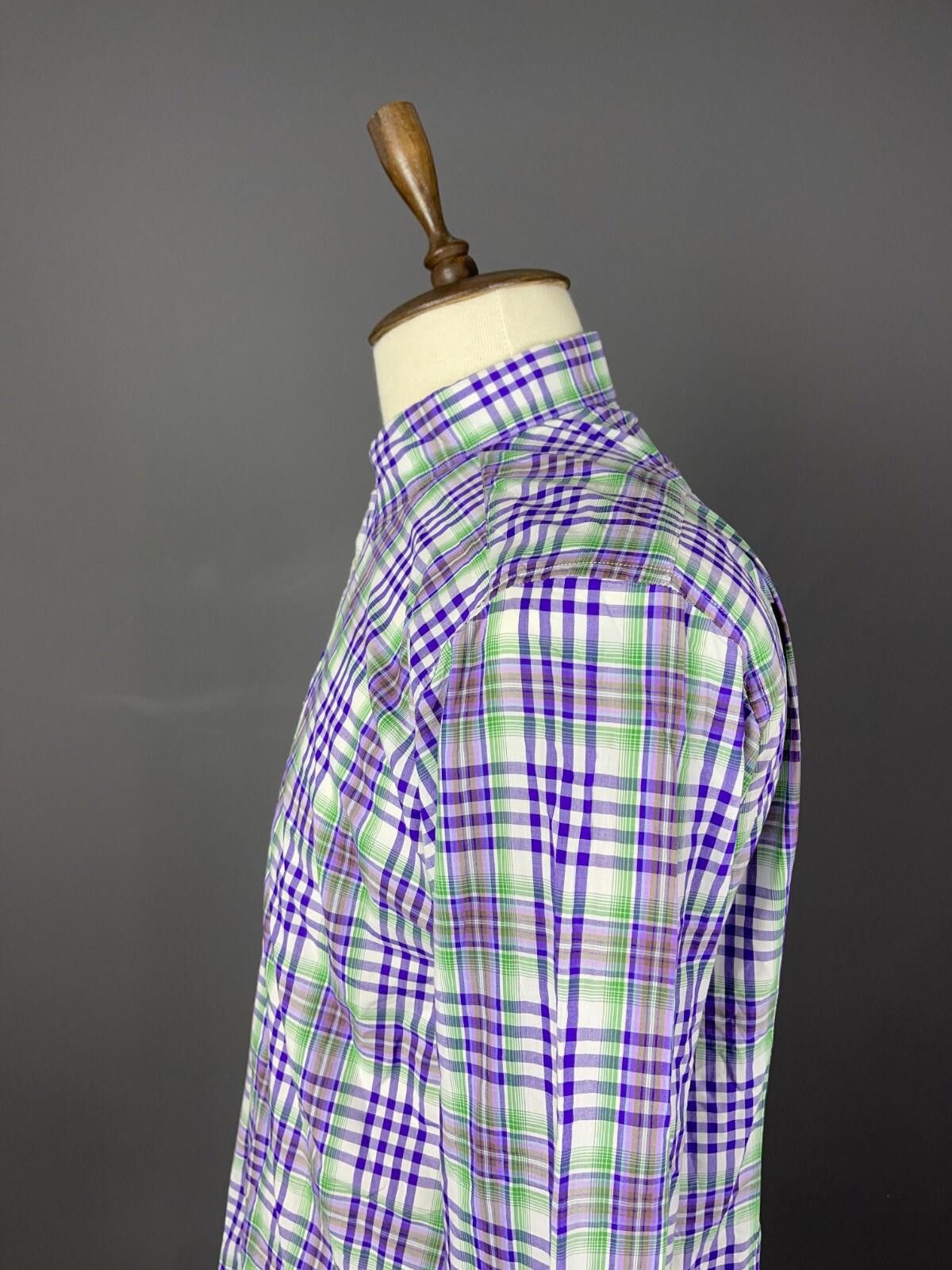 Etro Etro Luxury Multicolor Check Italian Dress Shirt XL Size US XL / EU 56 / 4 - 5 Thumbnail