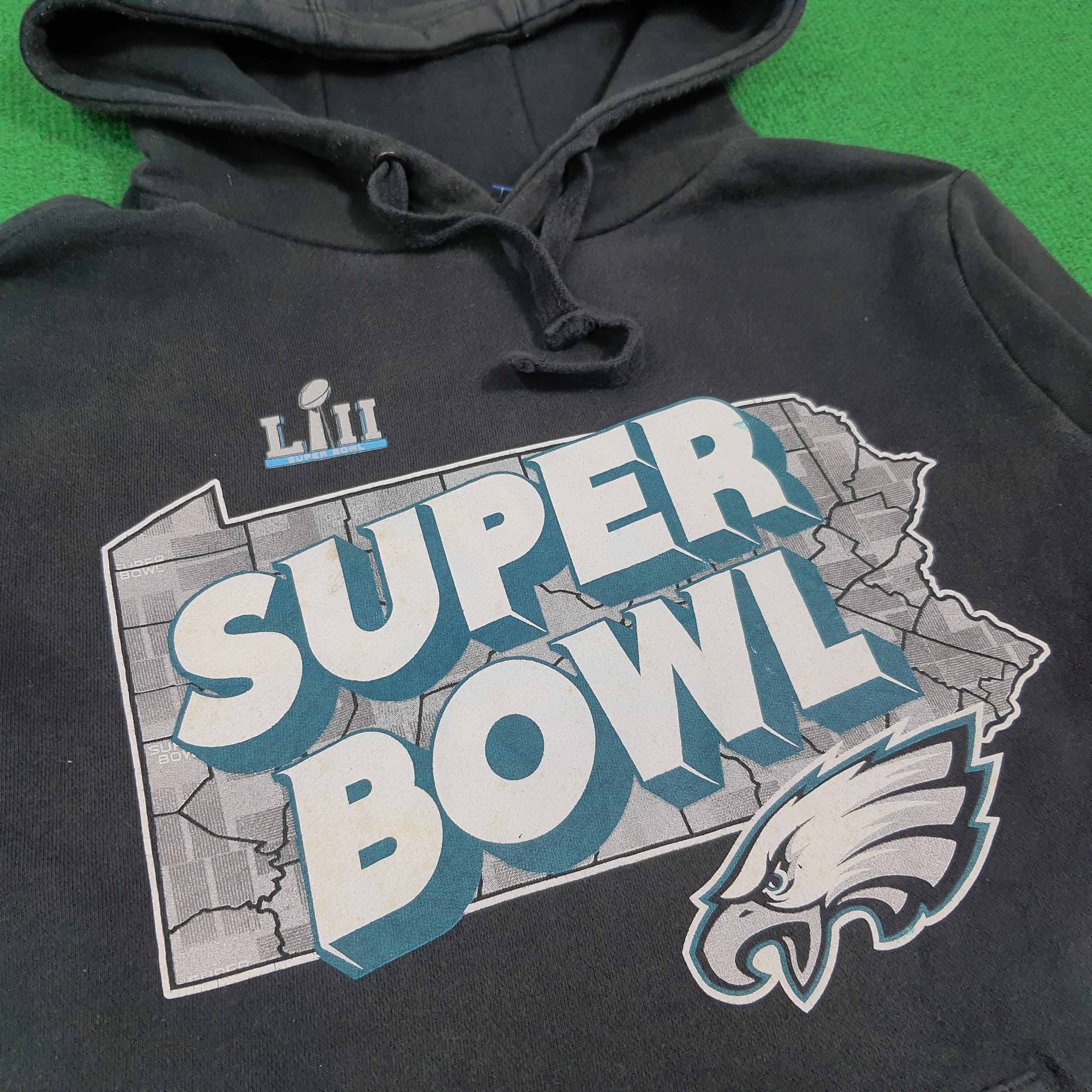 Pro Line Vintage NFL Philadelphia Eagles Super Bowl Hoodie C284N16 Size US S / EU 44-46 / 1 - 2 Thumbnail