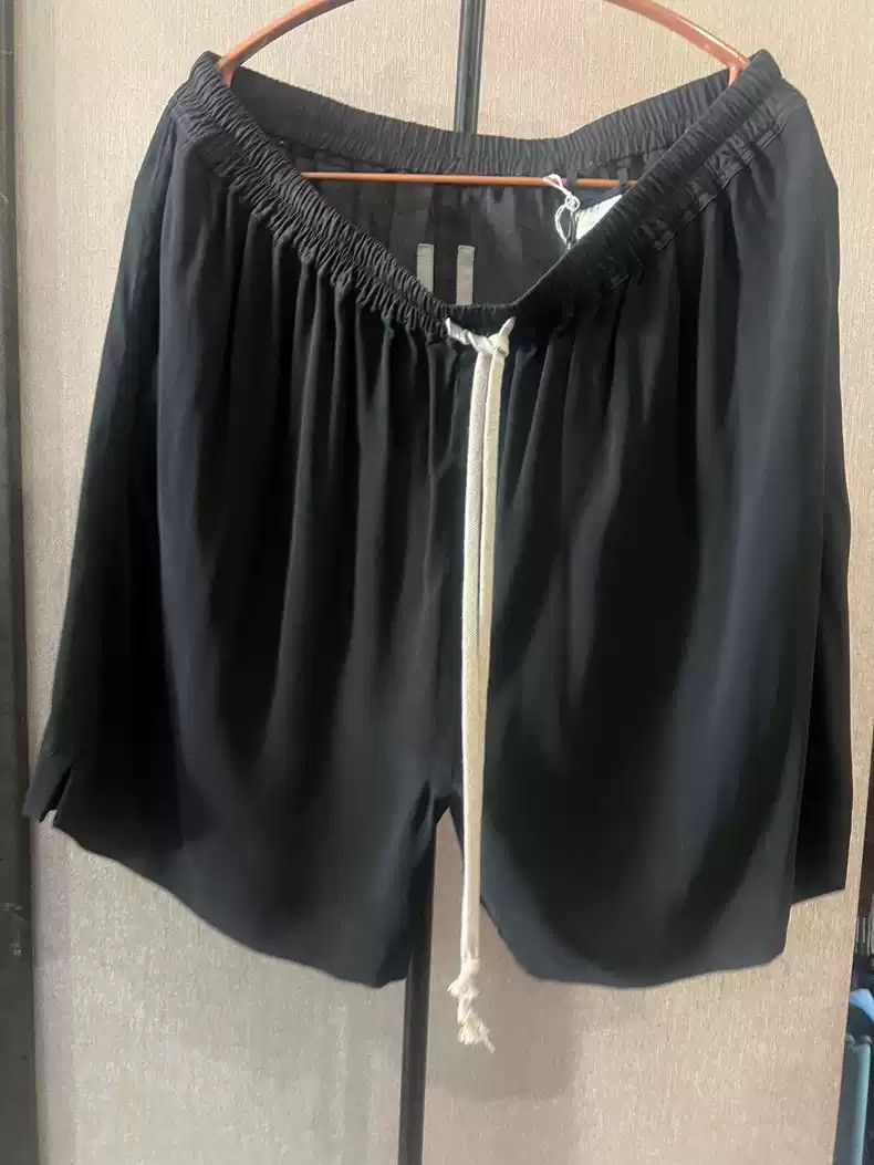 Rick Owens Rick Owens Main line black classic out-of-print crotch shorts Size US 30 / EU 46 - 1 Thumbnail