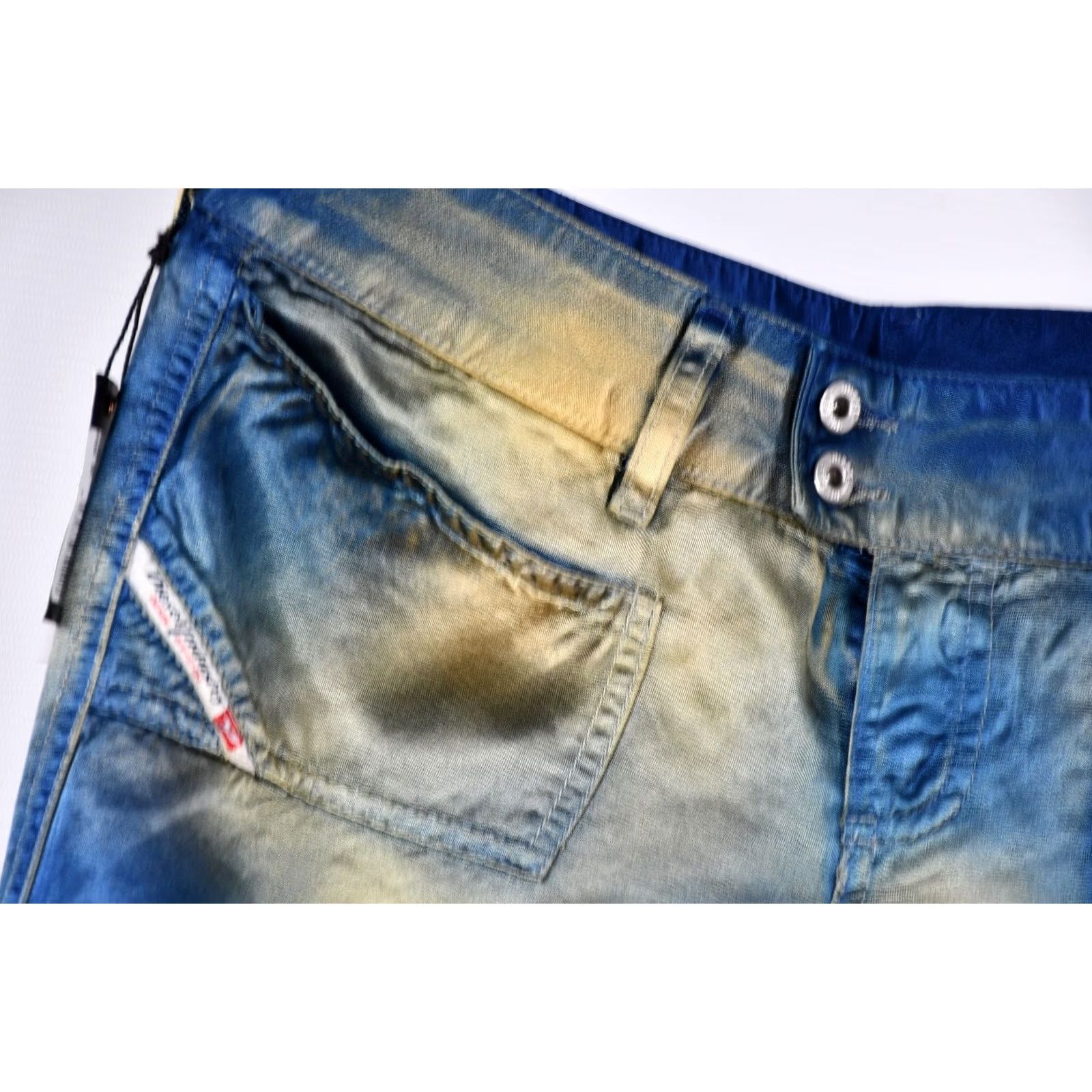 Diesel Diesel Jeans Bootcut Women's 28 Multicolor Cotton Viscose Narrow Not Applicable Size 28" / US 6 / IT 42 - 6 Thumbnail