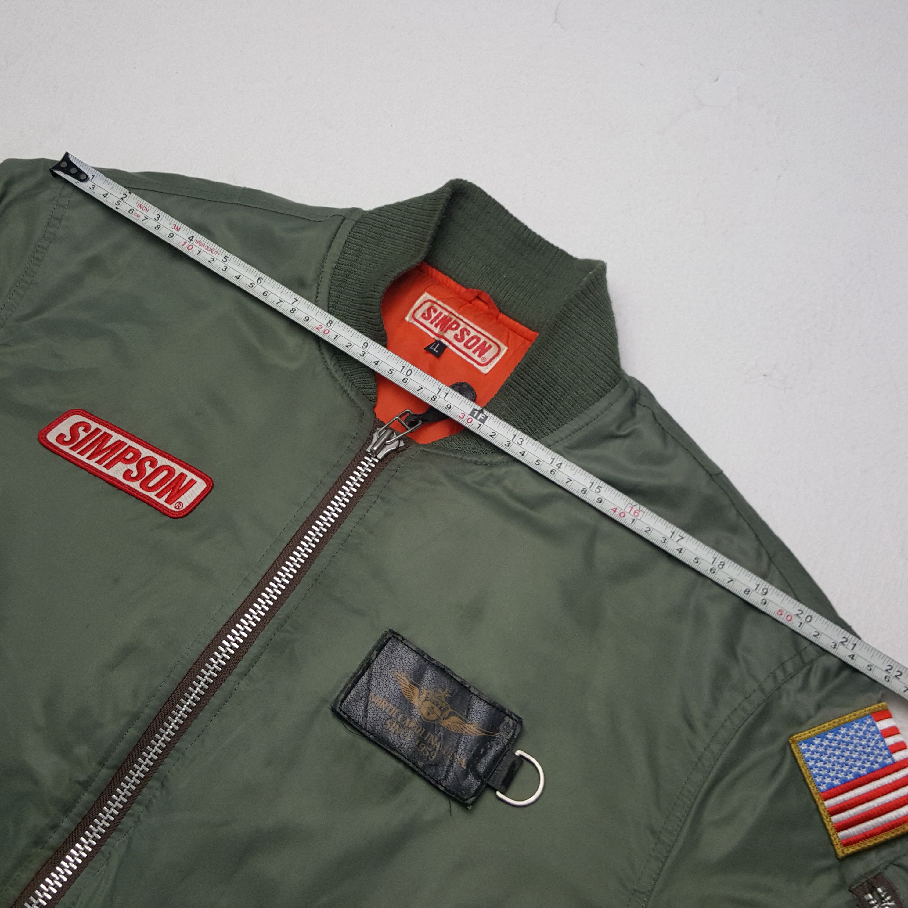 The Simpsons × Vintage Vintage Simpson Japan Military Bomber Jacket Size US XL / EU 56 / 4 - 5 Thumbnail