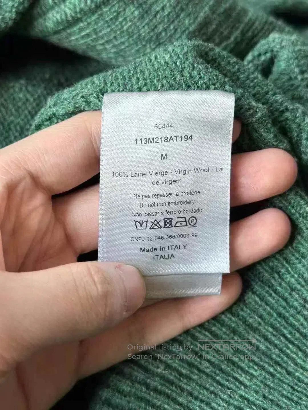 Dior Dior CD wool cardigan| Size M / US 6-8 / IT 42-44 - 4 Thumbnail