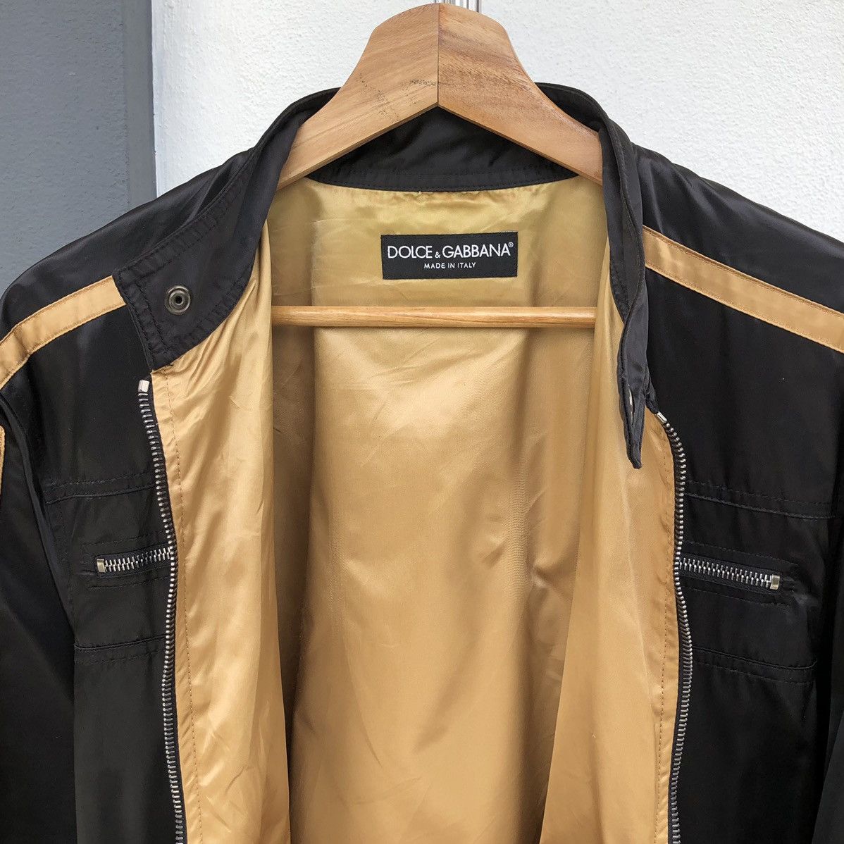 Dolce & Gabbana Dolce & Gabbana SS04 Nylon Bomber Jacket Made In Italy Size US M / EU 48-50 / 2 - 15 Thumbnail