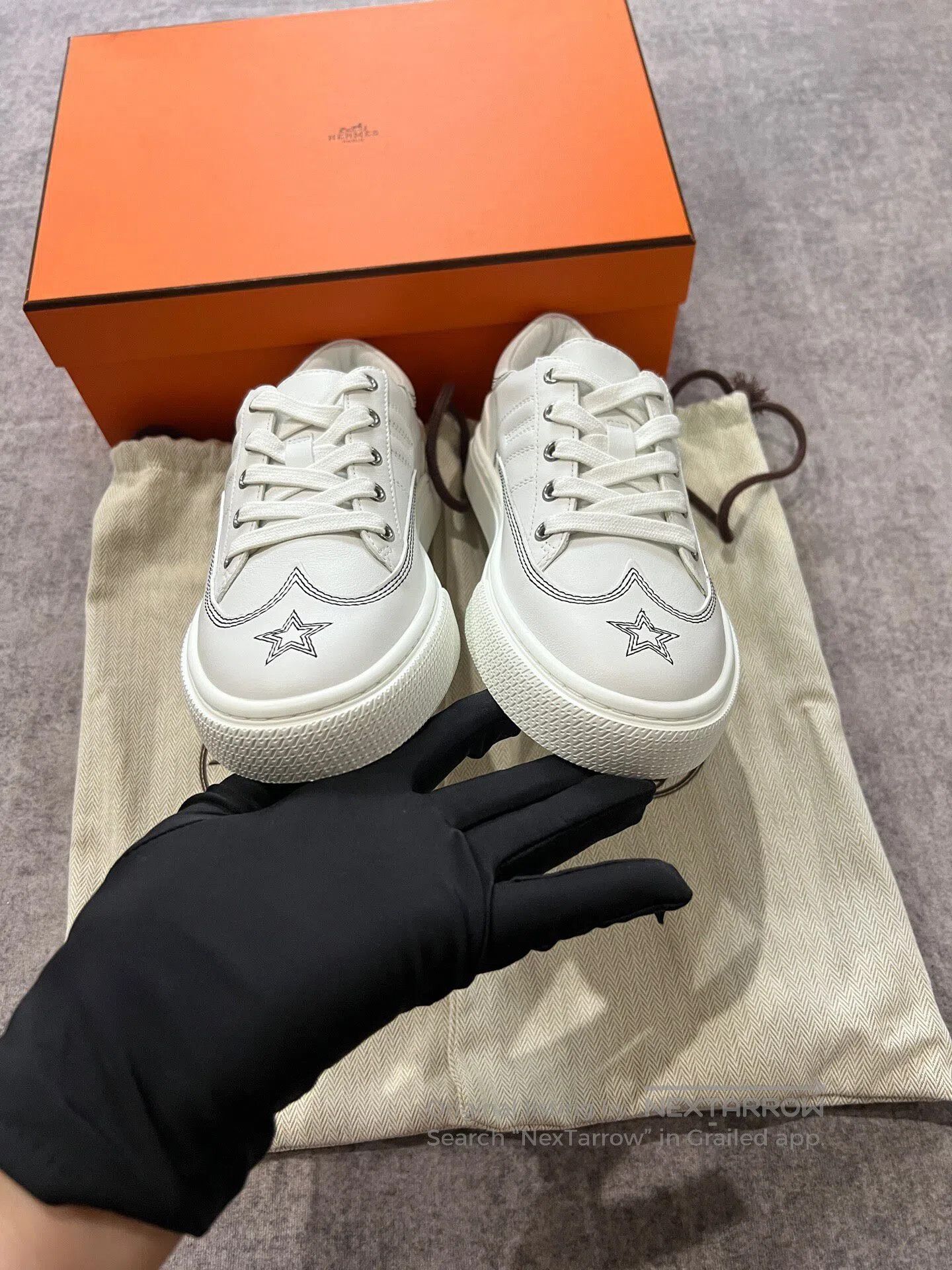 Hermes Hermes Star Topstitch Casual Shoes| Size US 7.5 / IT 37.5 - 5 Thumbnail