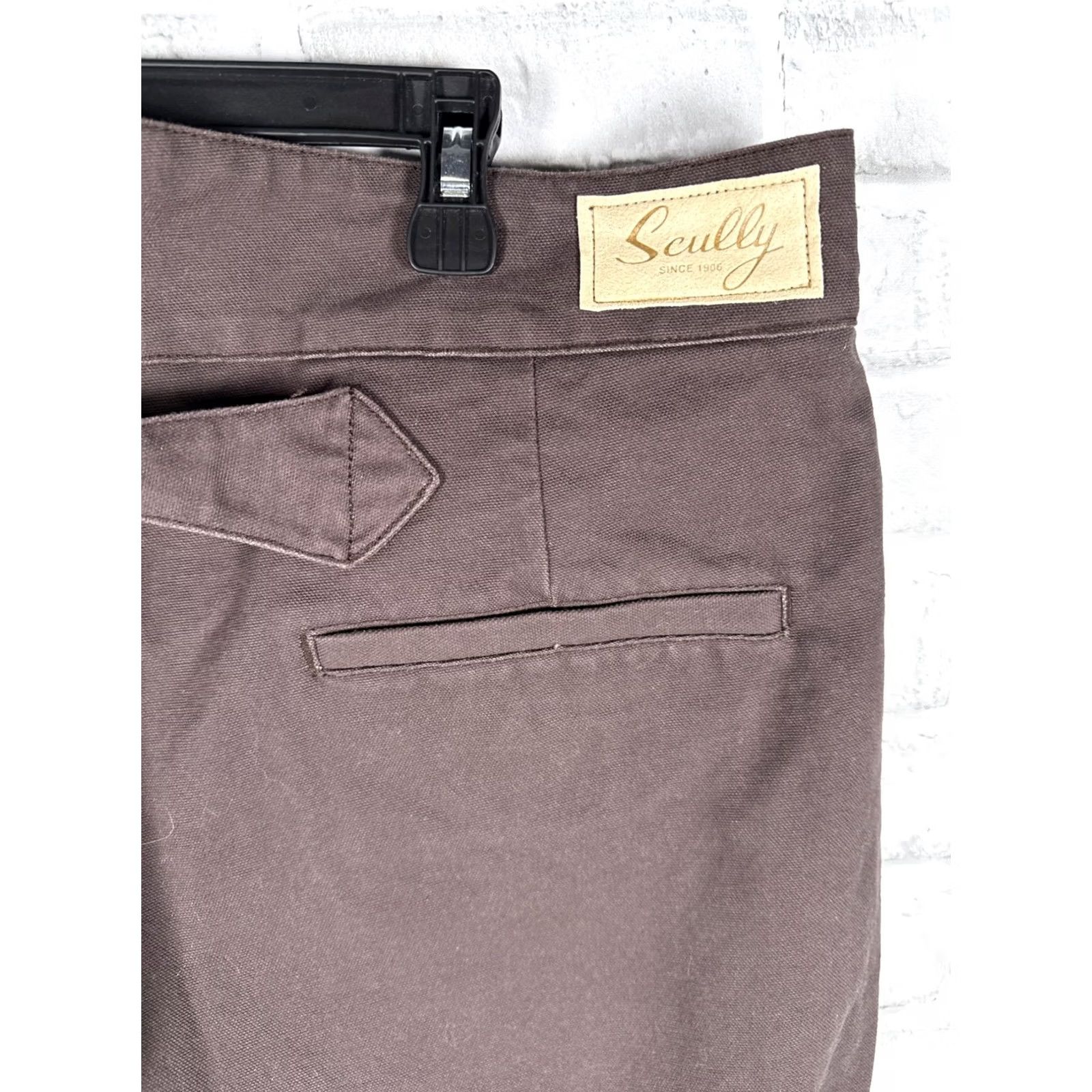 Scully VINTAGE NWT Scully Rangewear Cinch Buckle Back Rancher Pants Canvas Western Mens 40x38 Size US 40 / EU 56 - 2 Thumbnail