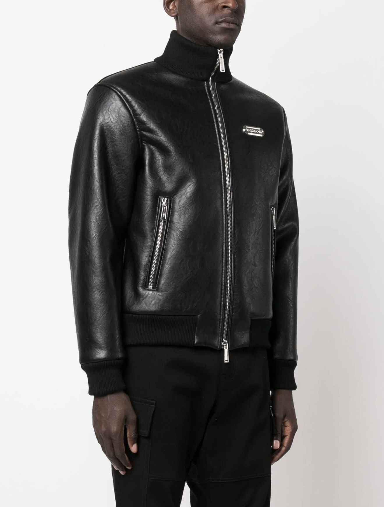 Dsquared2 Dsquared2 Leather Jacket Black Size 48 M Size US M / EU 48-50 / 2 - 3 Thumbnail