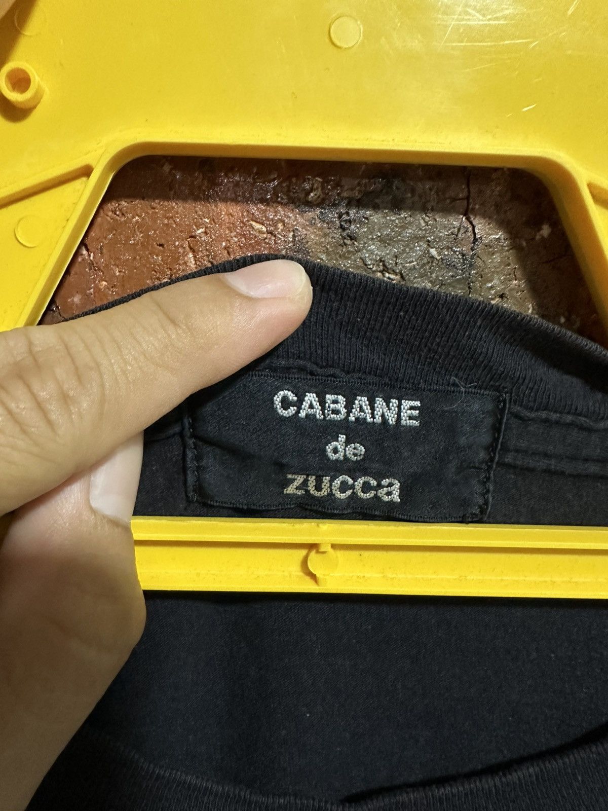 CABANE de ZUCCa Vintage Cabane De Zucca Embroidery Logo Sujakan Faded T Size US M / EU 48-50 / 2 - 4 Thumbnail