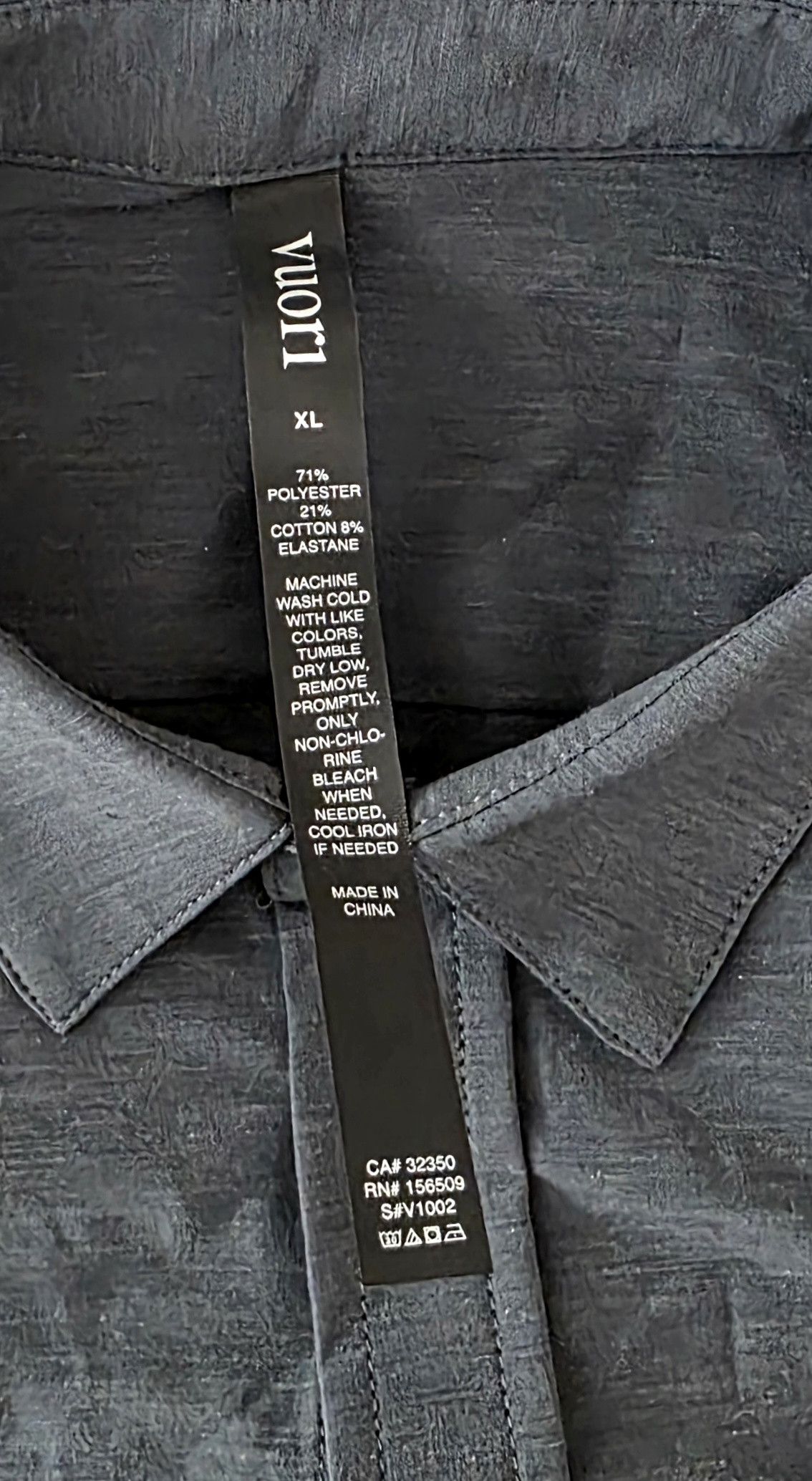 Vuori Vuori Mens Shirt Long Sleeve Bridge Button Down sz XL Size US XL / EU 56 / 4 - 8 Thumbnail