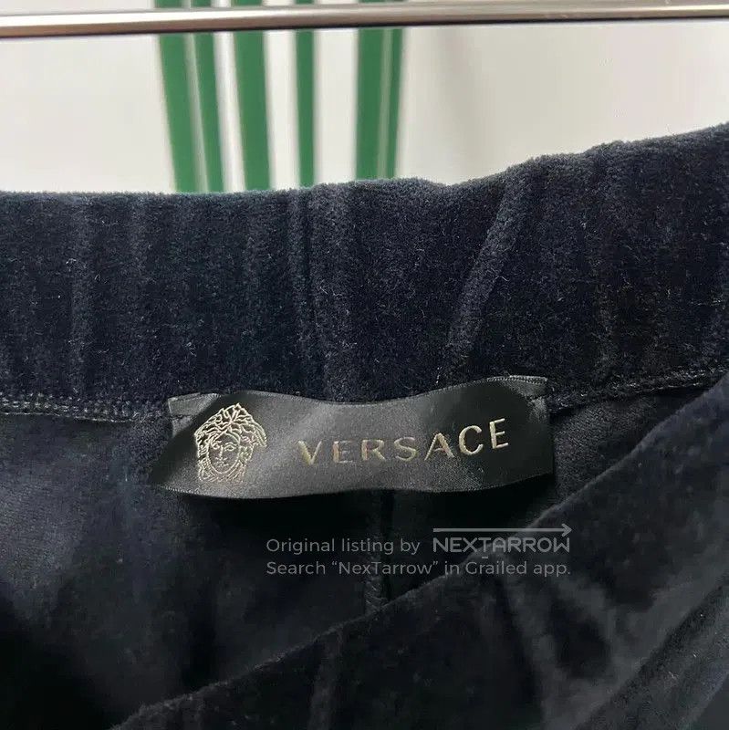 Versace Versace Black Cotton Medusa Casual Pants . Size US 26 / EU 42 - 3 Thumbnail