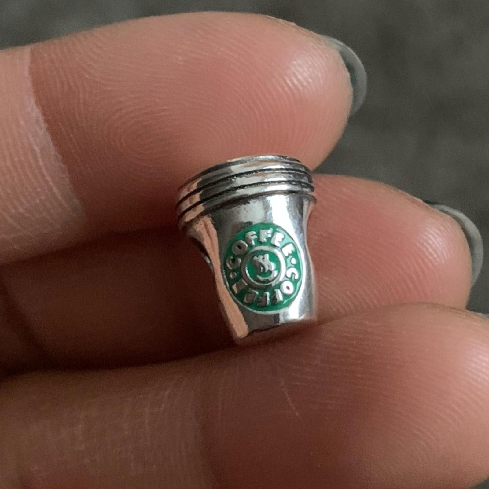 Other NWOT Coffee Cup Charm Sterling Silver 925 Size ONE SIZE - 4 Thumbnail