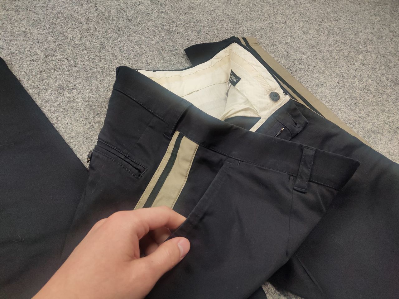 Dolce & Gabbana Dolce & Gabbana Italy Design side-taper Chino Ankle Pants Size US 31 - 11 Thumbnail