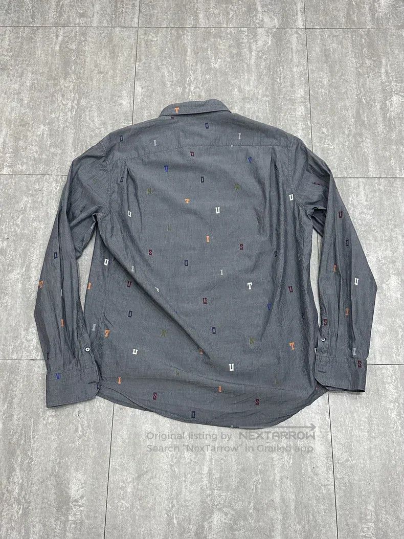 Louis Vuitton Louis Vuitton Letter Print Long Sleeve Shirt Size US XL / EU 56 / 4 - 2 Thumbnail