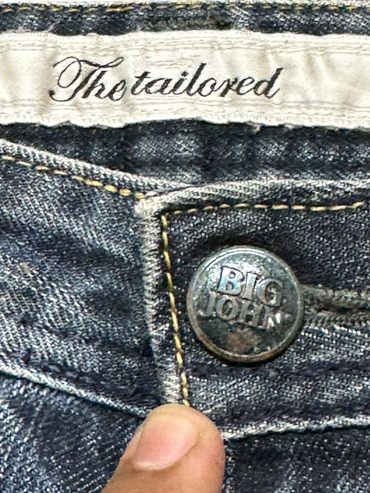 Big John Vintage Big John Tailored Flare Bootcut Honeycomb Denim Size US 30 / EU 46 - 4 Thumbnail