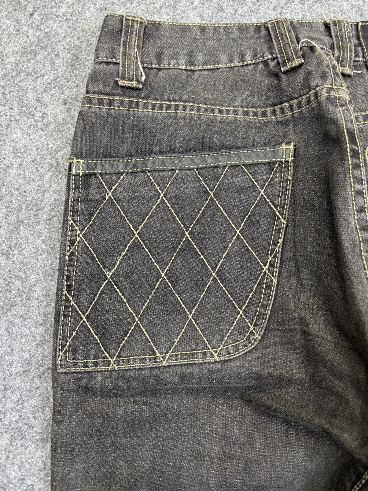 Japanese Brand 💥Biker Denim💥Greddy Multipockets Biker Denim F717 Size US 27 - 18 Thumbnail