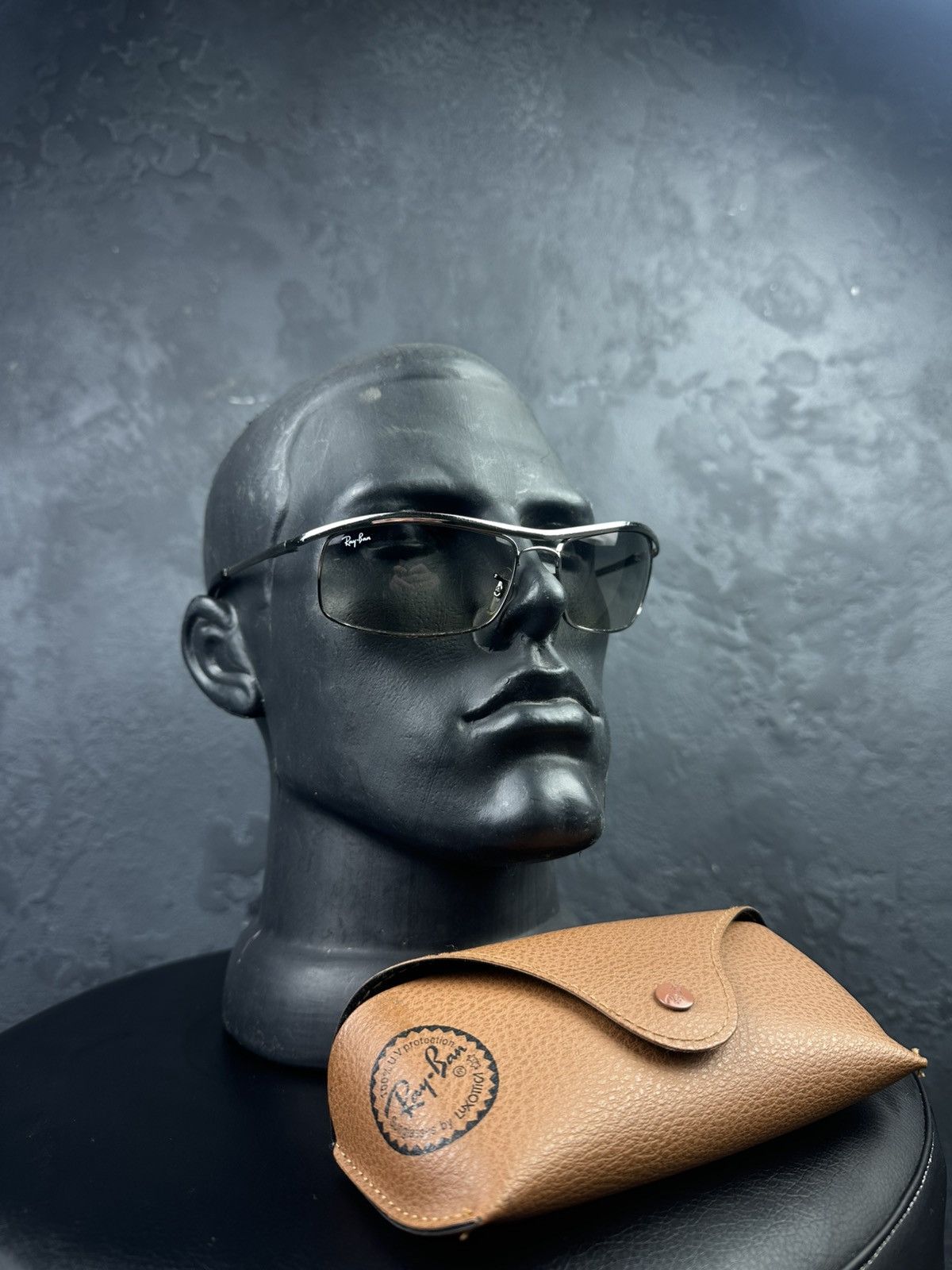 RayBan × Vintage RAY BAN CHROME TOP GR ADIENT FLEX HINGES WRAPS SUNGLASSES Size ONE SIZE - 1 Thumbnail