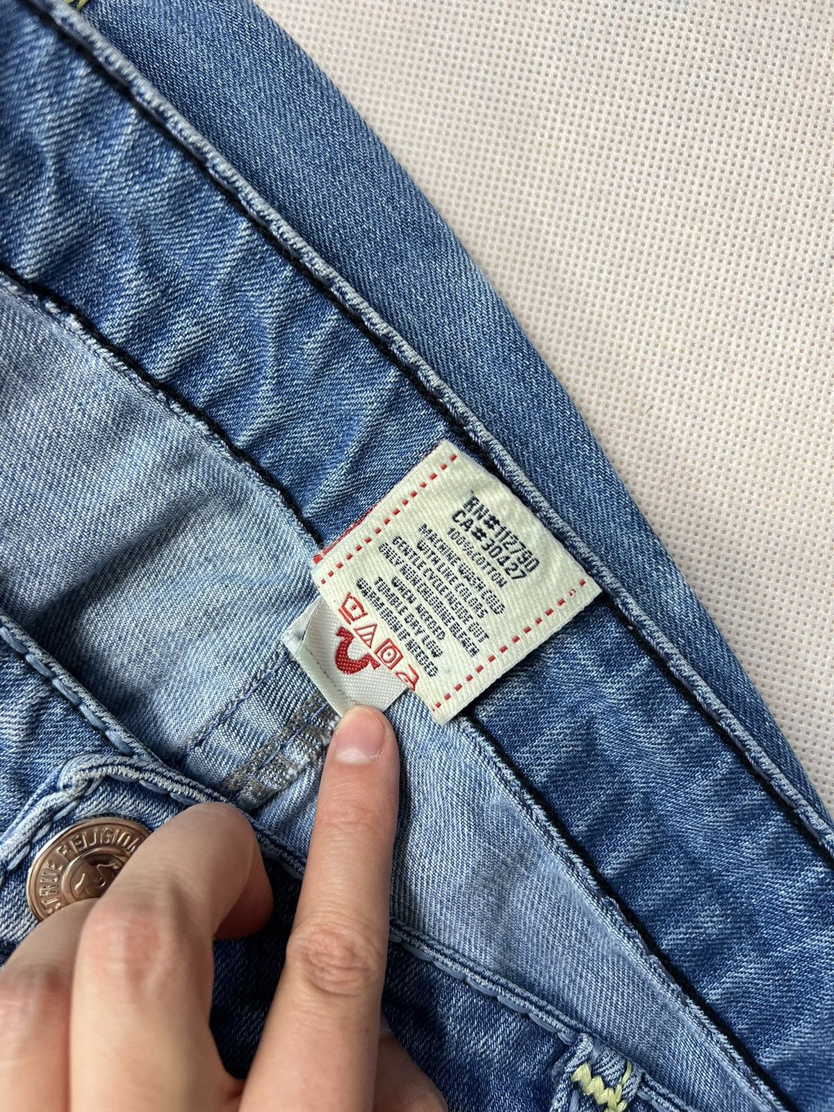 True Religion Baggy Pants True Religion hip hop drip blue jeans y2k Size US 40 / EU 56 - 4 Thumbnail