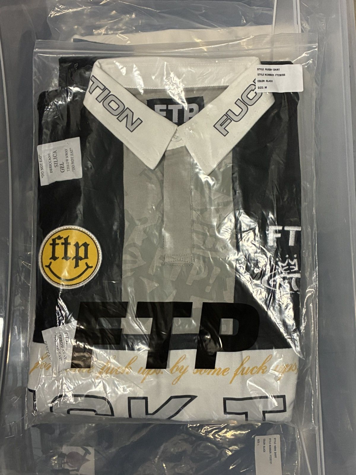 Fuck The Population Fuck the Population FTP Souvenir Rugby Gray Black Sz. Med Size US M / EU 48-50 / 2 - 2 Thumbnail