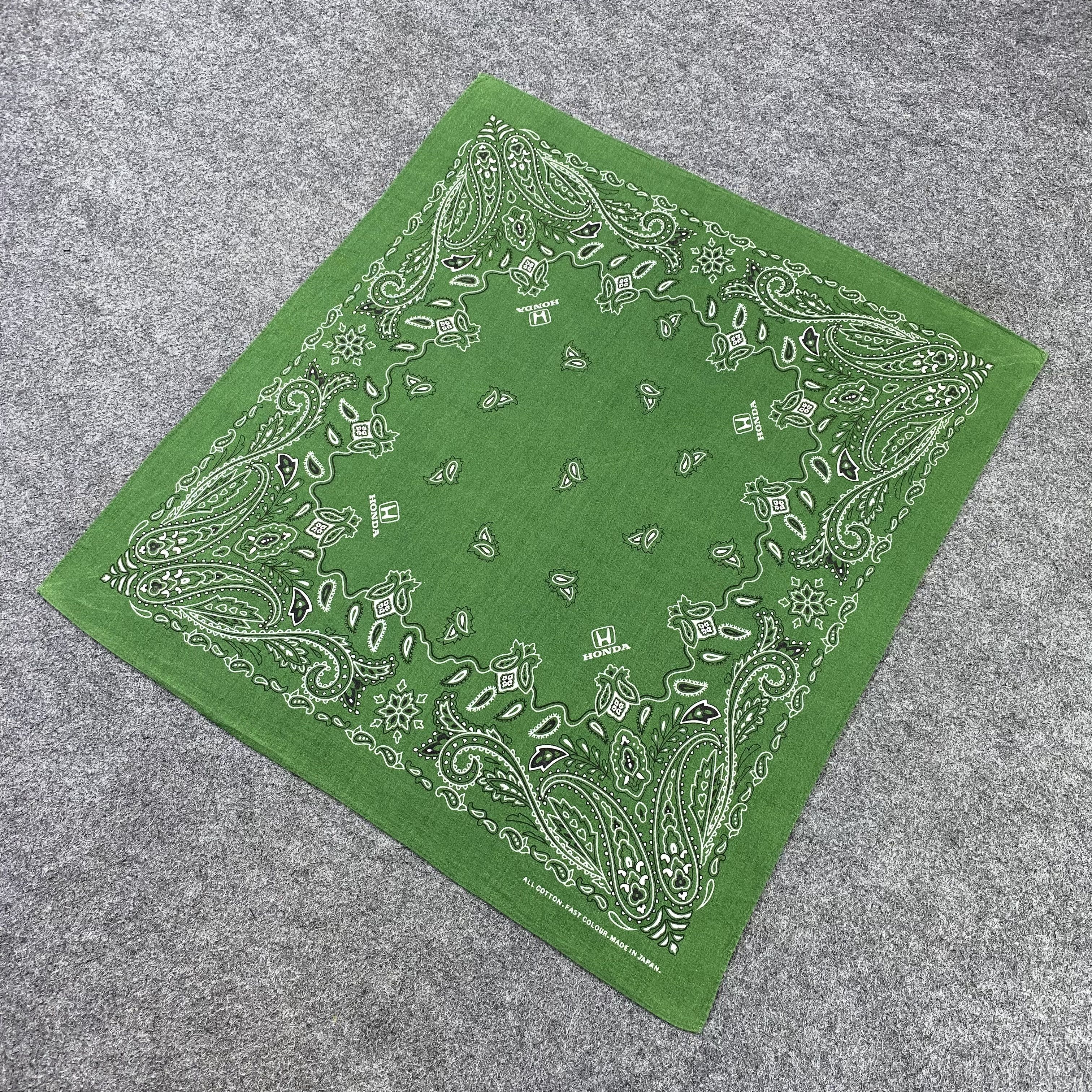 Japanese Brand Paislee Honda Handkerchief / Bandana / Neckerchief-B1422 Size ONE SIZE - 2 Thumbnail