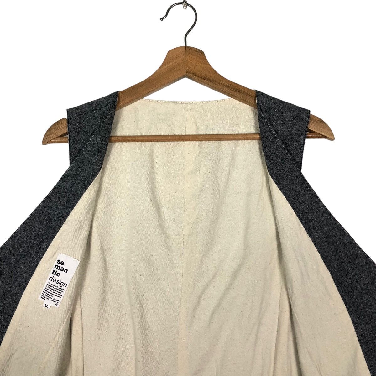 Japanese Brand 🔥2 Tones Vest Color Mix Semantic Design Issey Miyake Japan Size US L / EU 52-54 / 3 - 12 Thumbnail