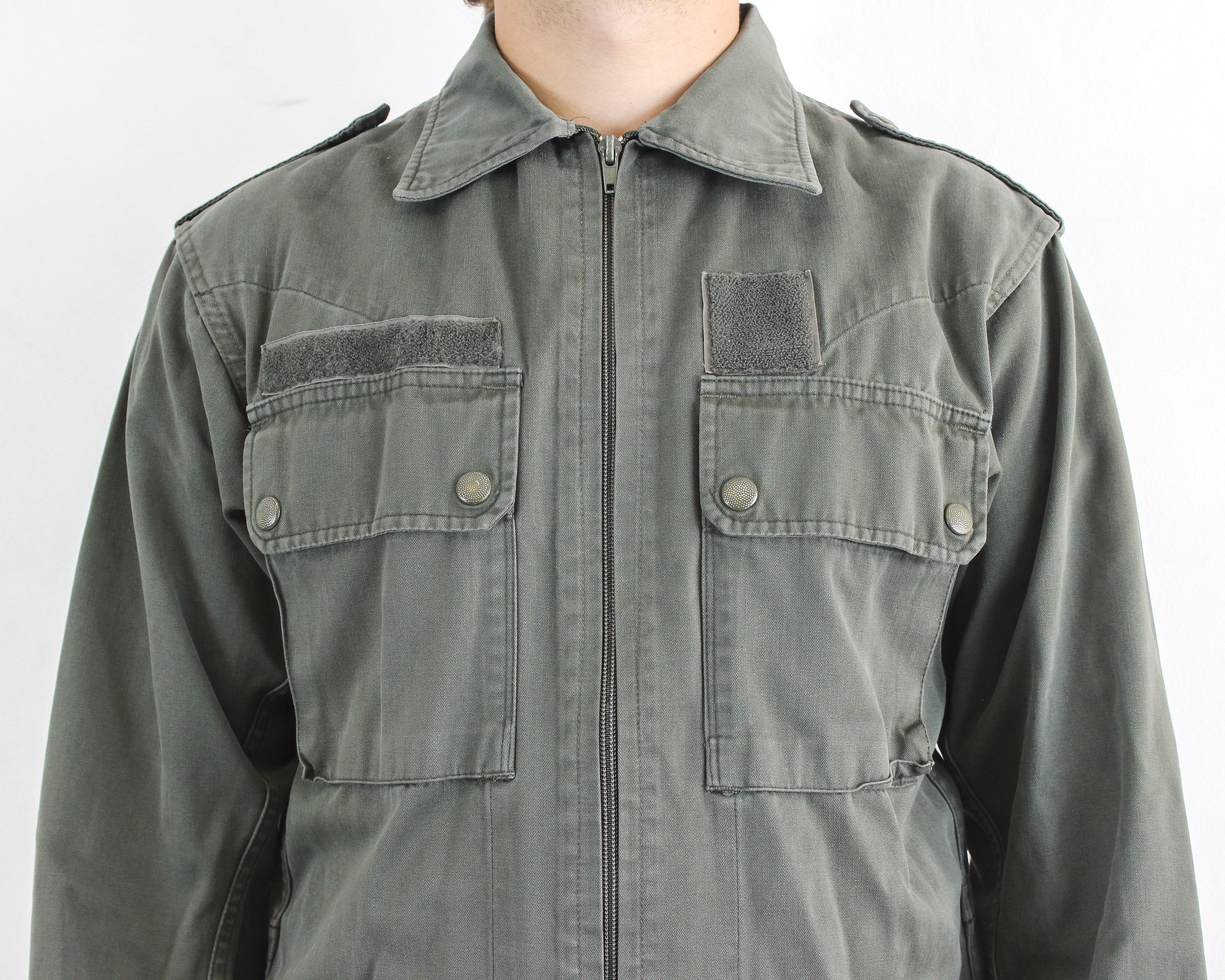 French Connection Vintage S French Army 80's Jacket Air Force Coat Military Size US S / EU 44-46 / 1 - 4 Thumbnail