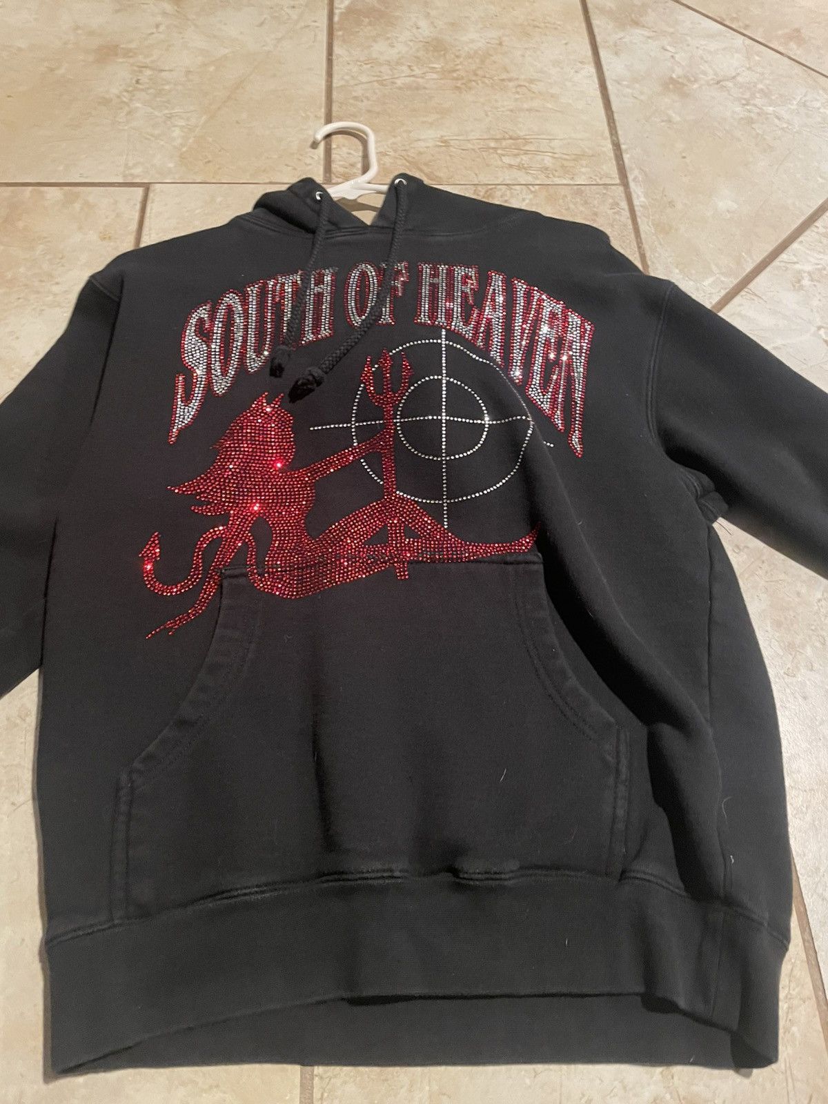 South of Heaven Rhinestone South of Heaven Hoodie Size US S / EU 44-46 / 1 - 2 Thumbnail