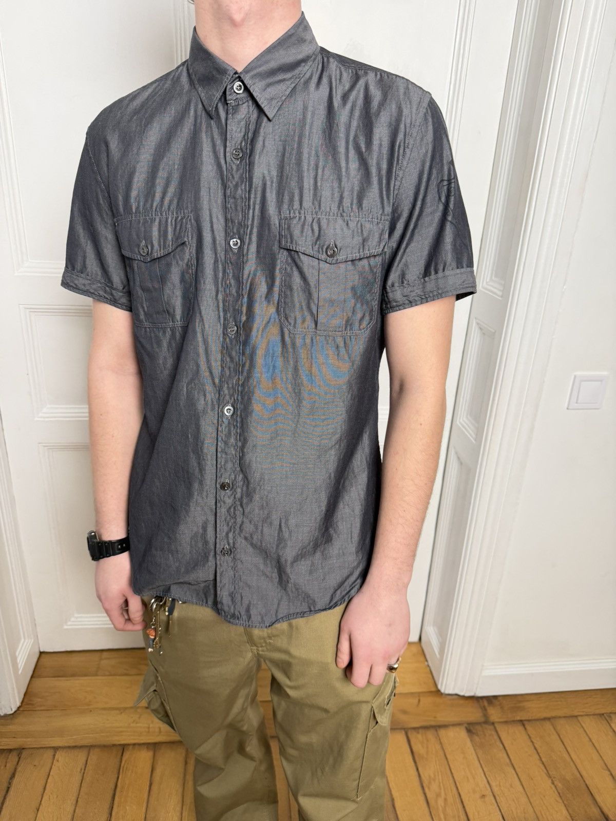 Gucci Gucci Logo short sleeve shirt S-M Size US M / EU 48-50 / 2 - 21 Thumbnail