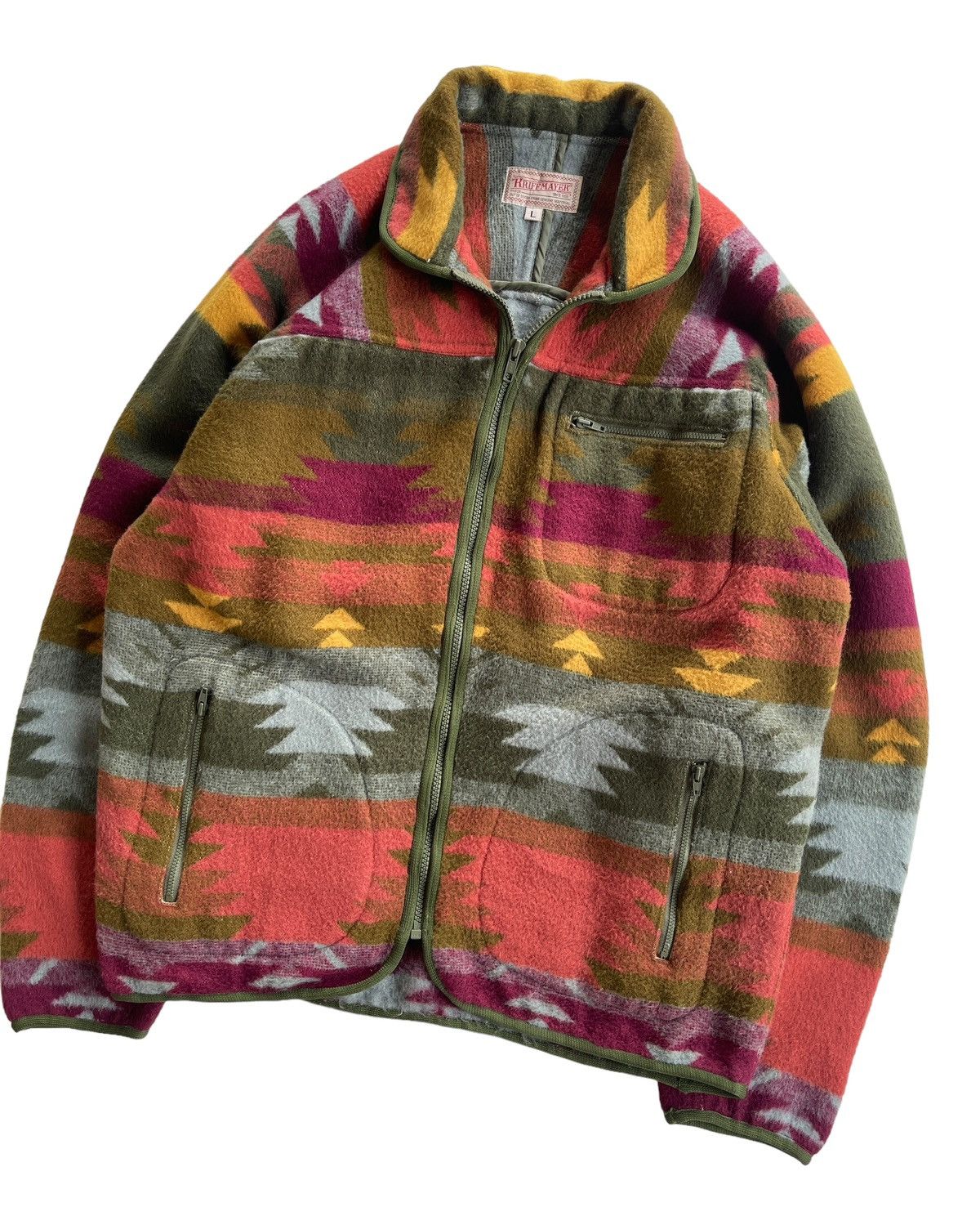 Japanese Brand Vintage Kriff Mayer Western Aztec Navajo Jacket Size US L / EU 52-54 / 3 - 3 Thumbnail