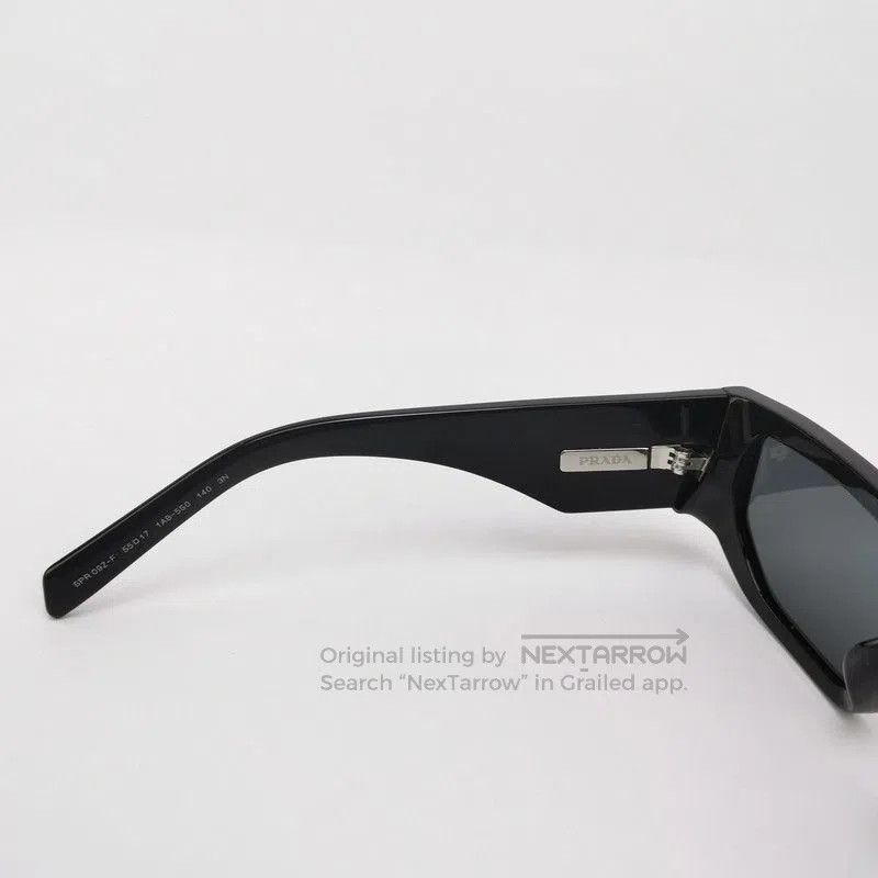 Prada Prada Triangle Logo Full Frame Sunglasses. Size ONE SIZE - 7 Thumbnail