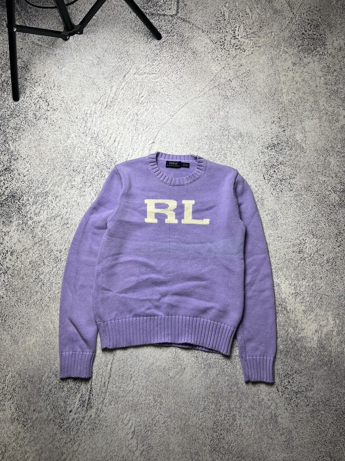 Polo Ralph Lauren Vintage Polo Ralph Lauren Sweater Big Logo Y2K Size S / US 4 / IT 40 - 1 Thumbnail